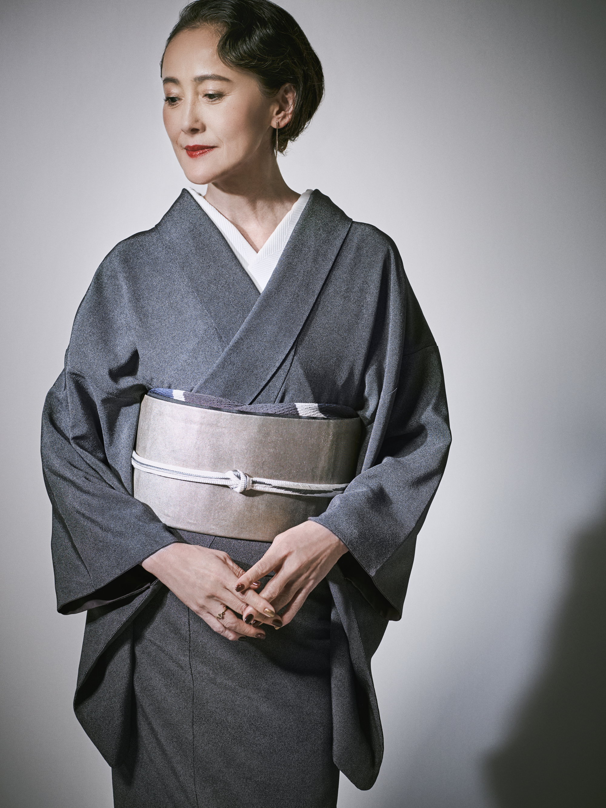 着物|江戸小紋|中鮫小紋 白黒|石塚染工|正絹| 着物|江戸小紋|中鮫小紋 白黒|石塚染工|正絹|