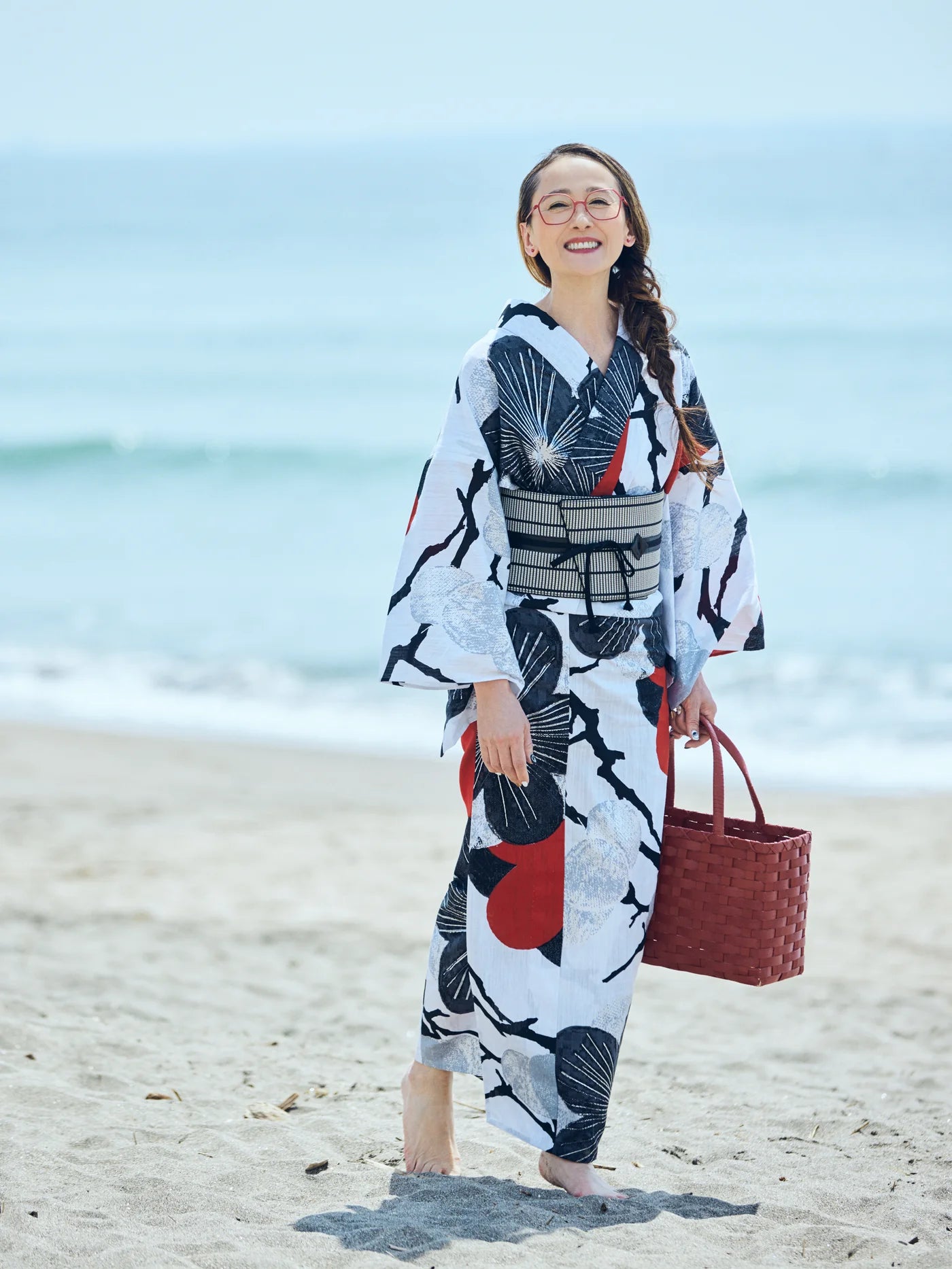 帯ベルト|銀畳格子|+20cm|KAPUKI