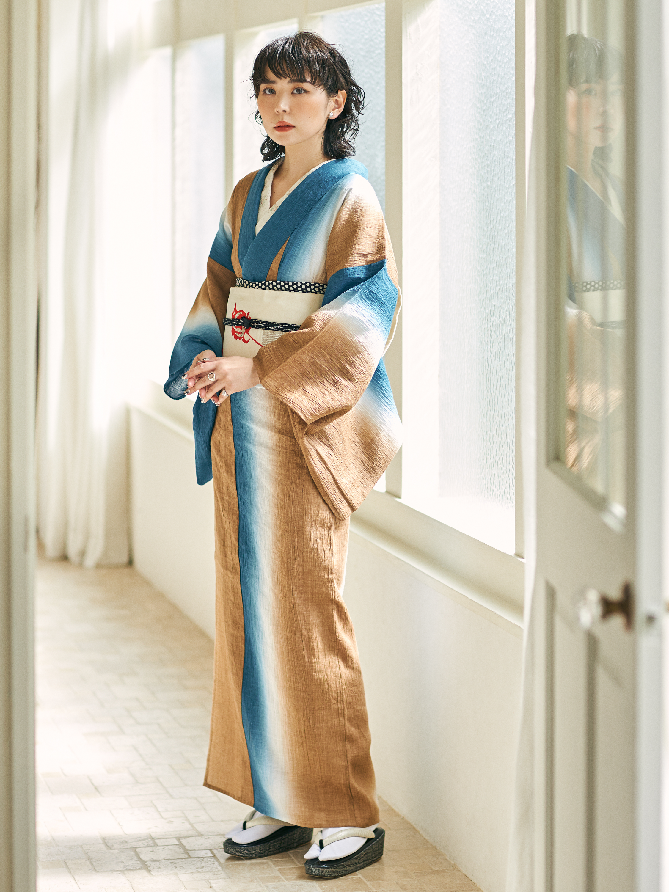 Omi Chijimi ACE HOTEL (SLADKY): Single layer | Linen | Cotton