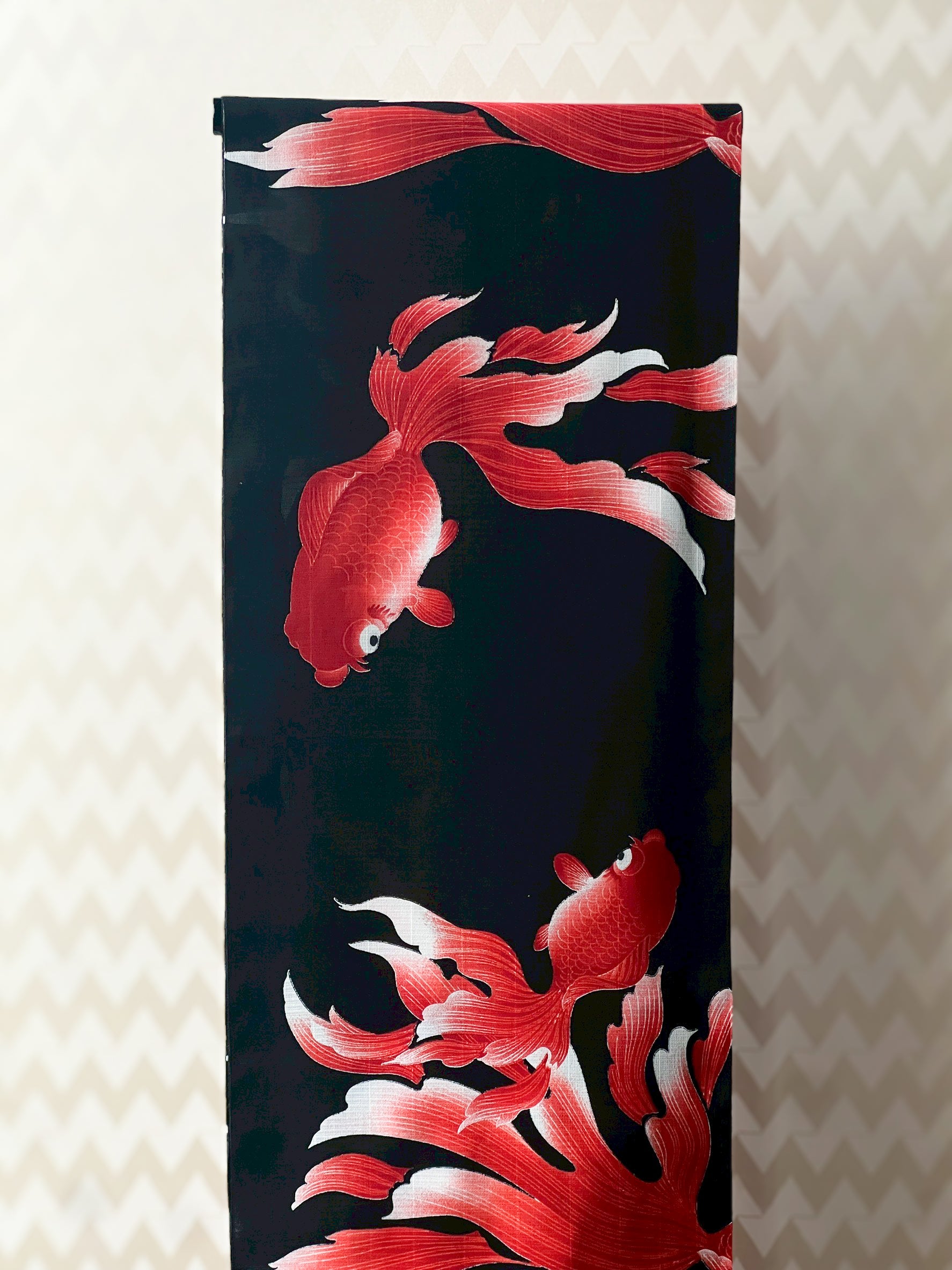 金魚 黒地赤(誉田屋源兵衛 ):浴衣