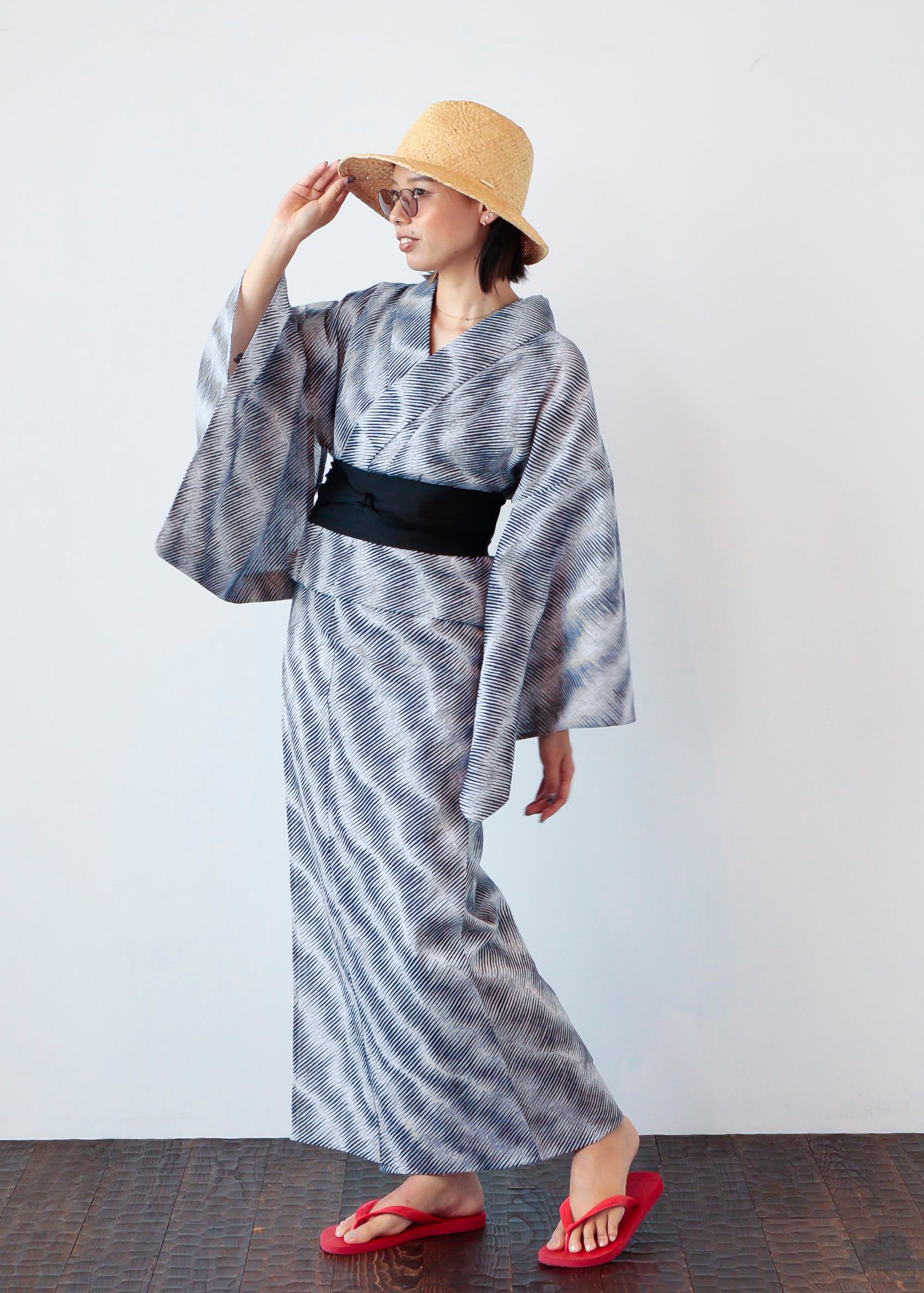 Yukata Sand Pattern Black Nishioka Pencil