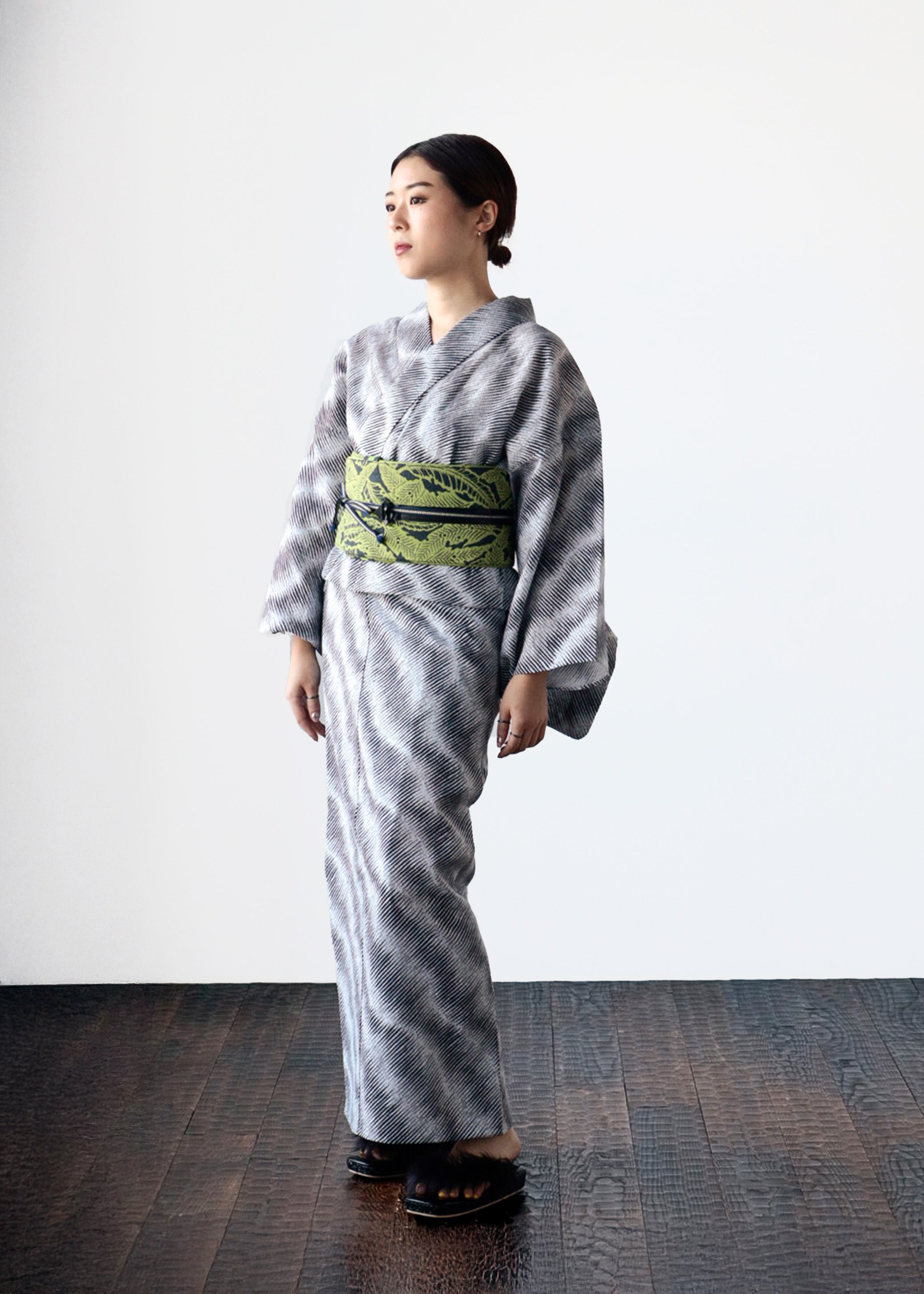 Yukata Sand Pattern Black Nishioka Pencil