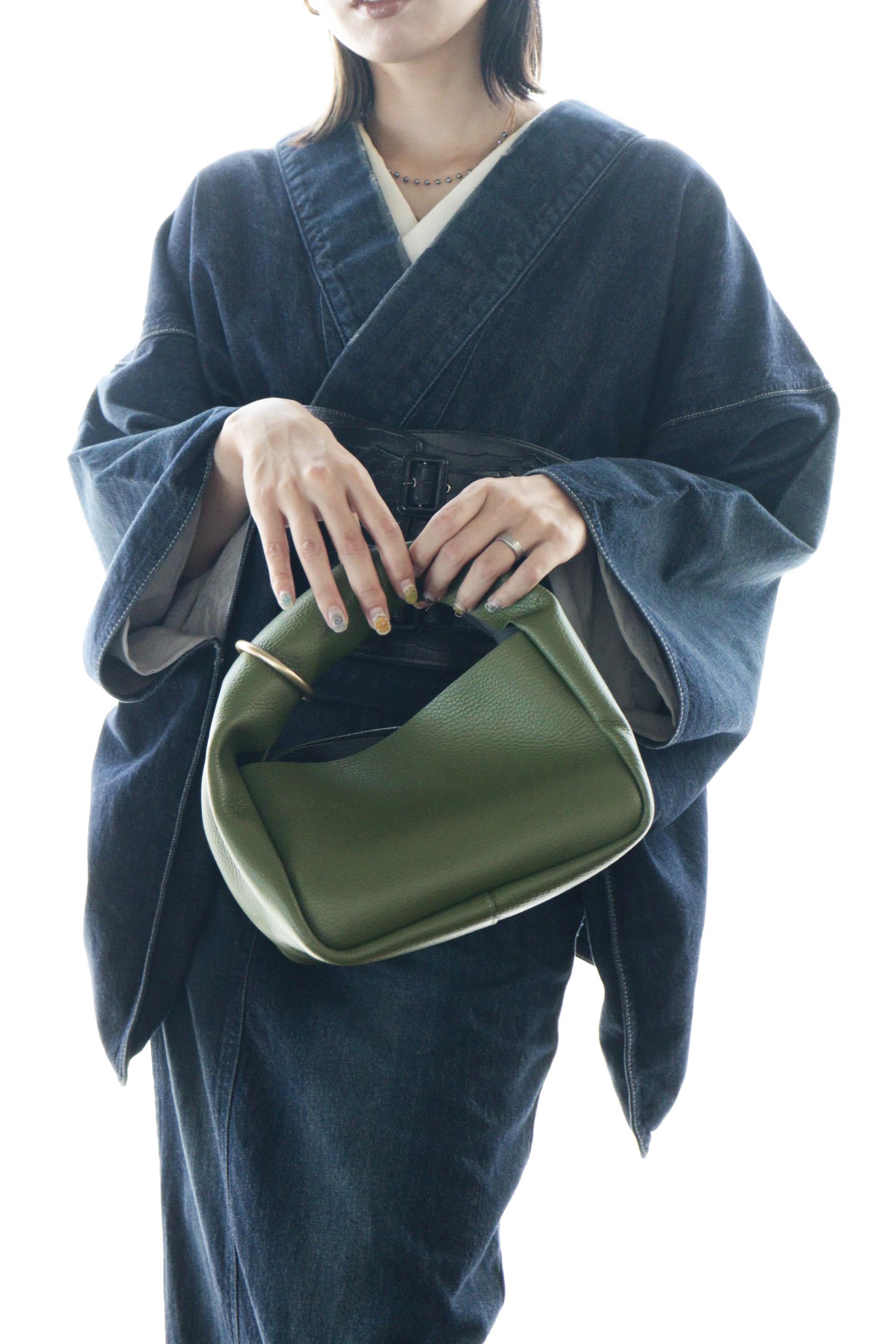 CUBE RING MUFF green tee グリーンティー (MARROW マロー):バッグ