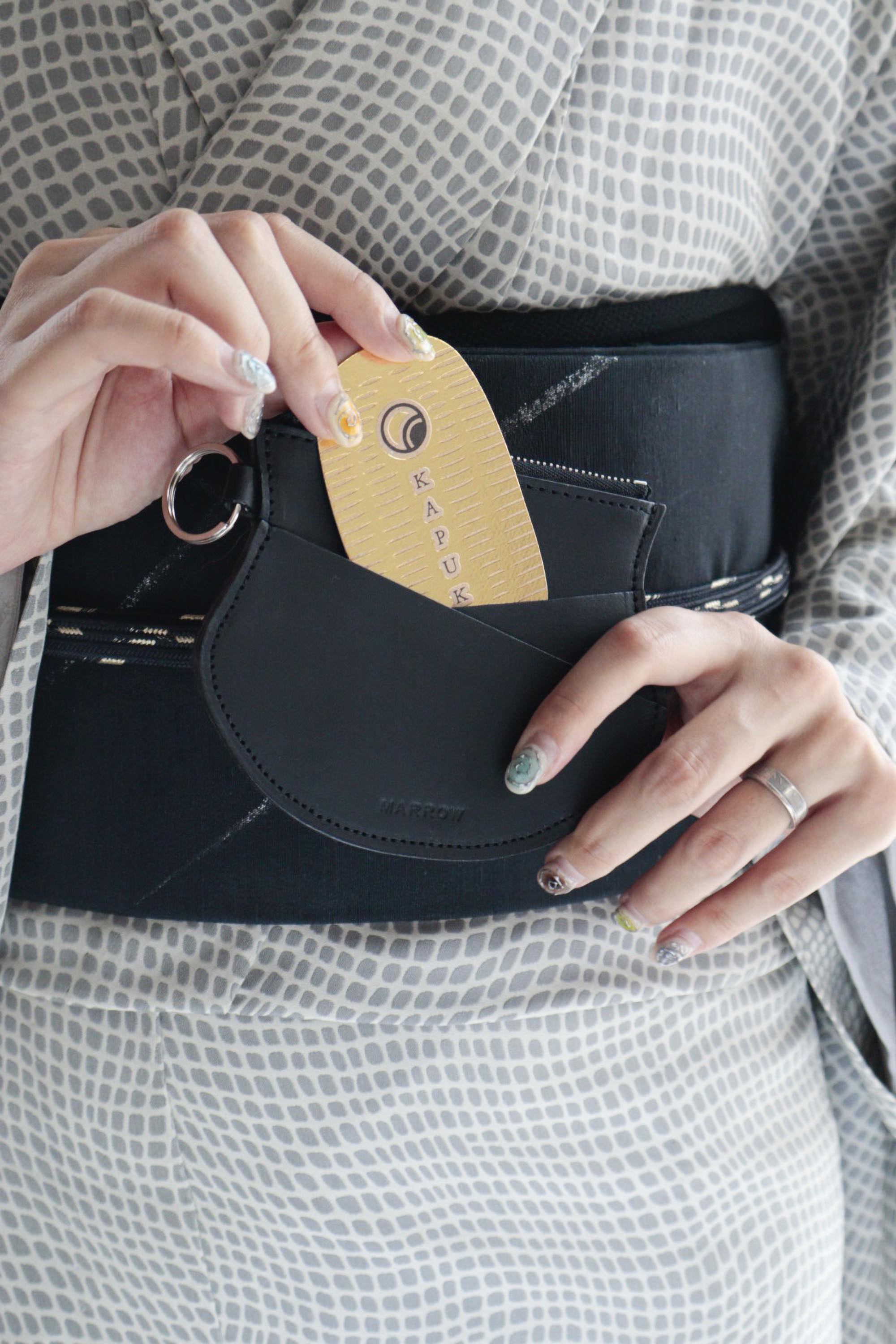 TOKKURI PURSE BLACK ブラック (MARROW マロー):財布|カードケース