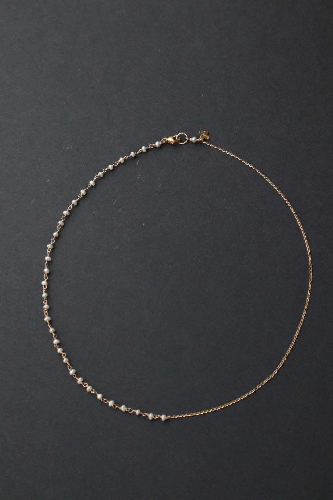 ネックレス|ハーフパールネックレス テシパール|ecoRAL