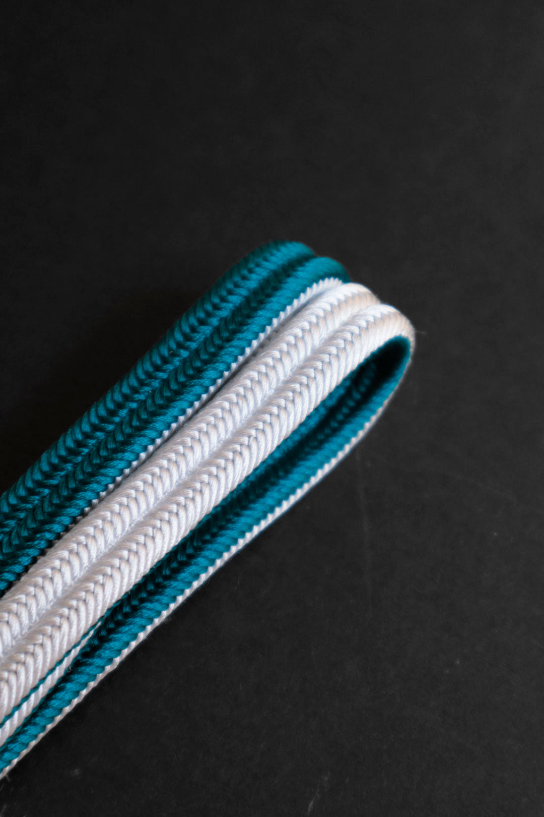 帯締め|北山ゆるぎ 青白|衿秀 |リバーシブル