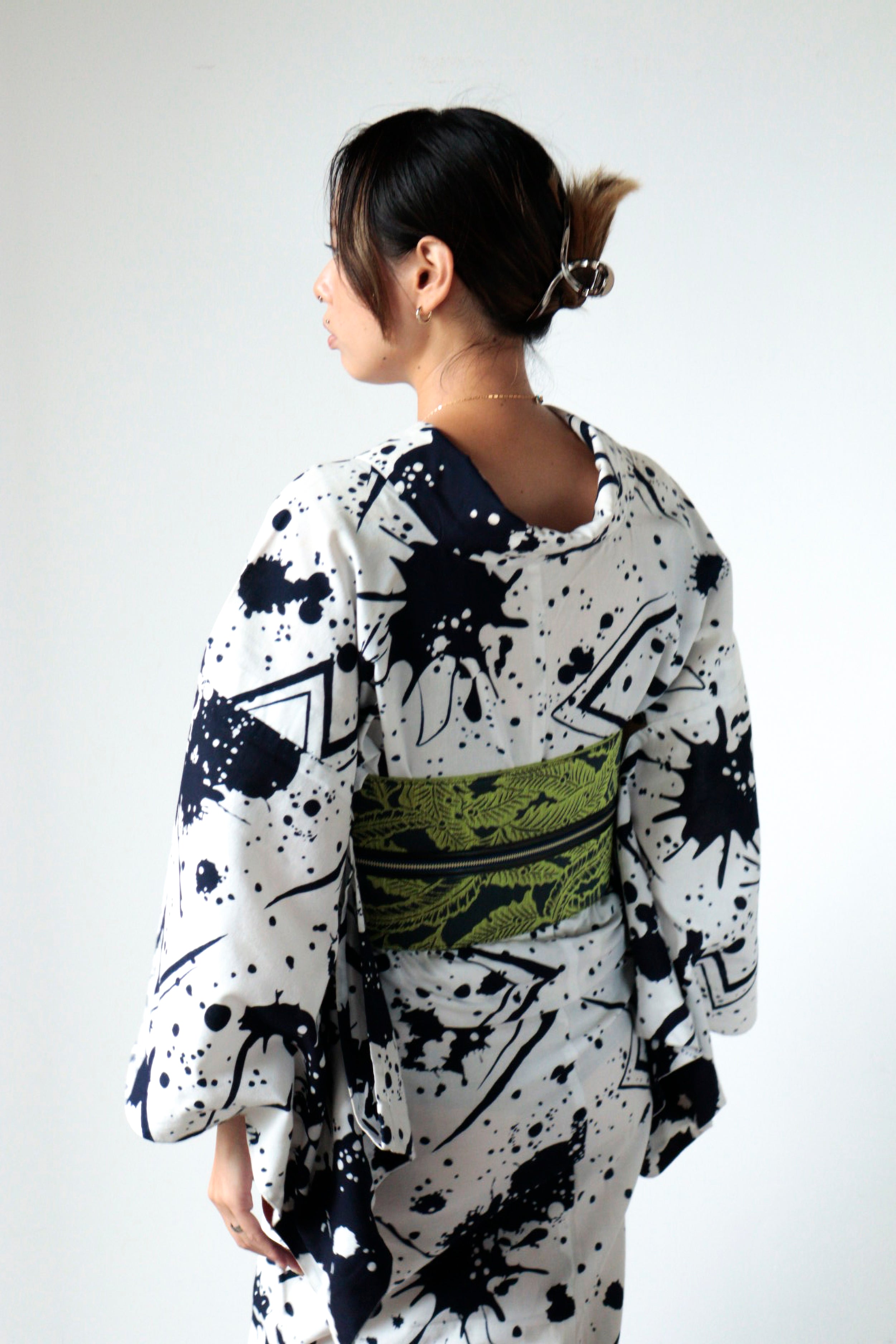 浴衣|ゲリラ豪雨 紺|KAPUKI