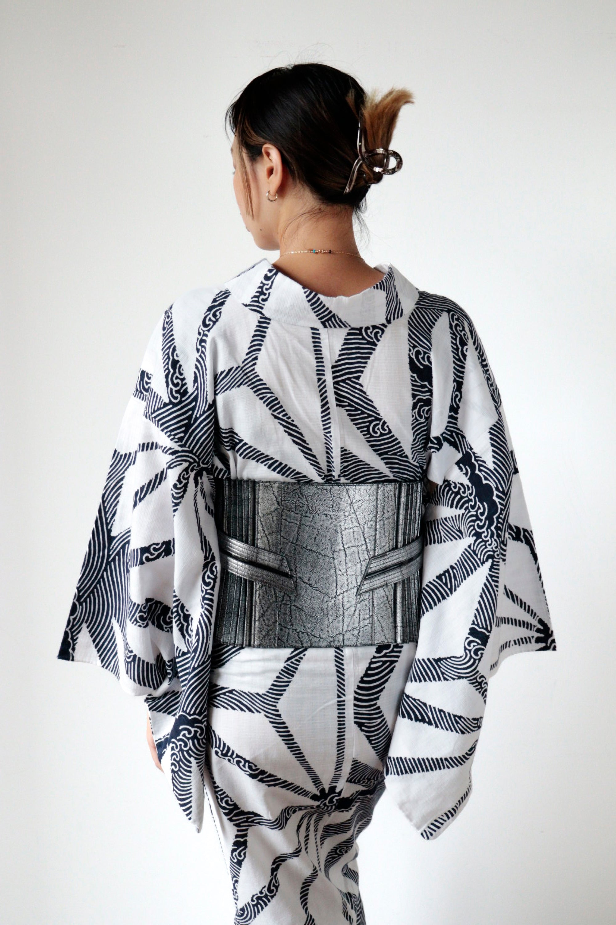 Yukata "Manami Navy" KAPUKI original
