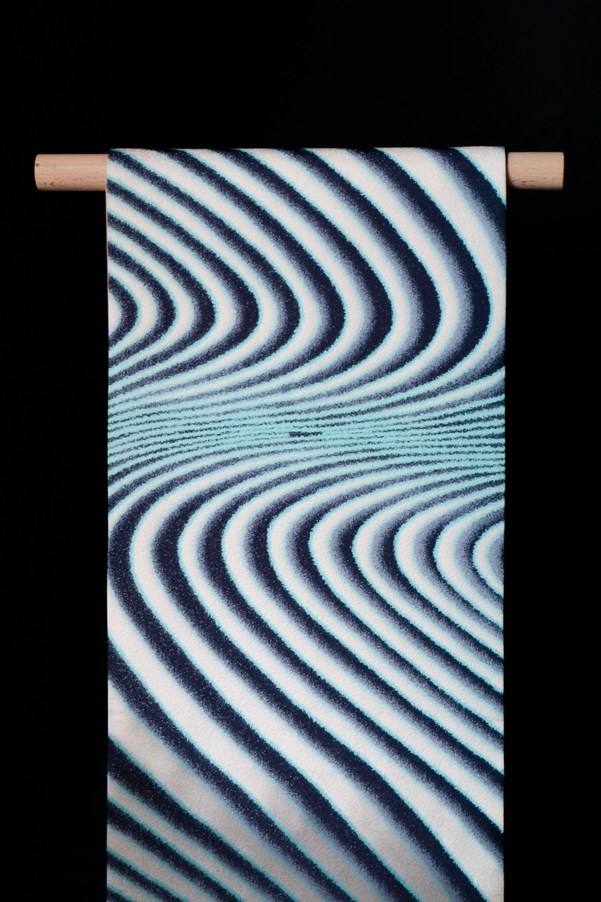 袋帯|十日町 友禅しぼり|渦|セカンドハンド