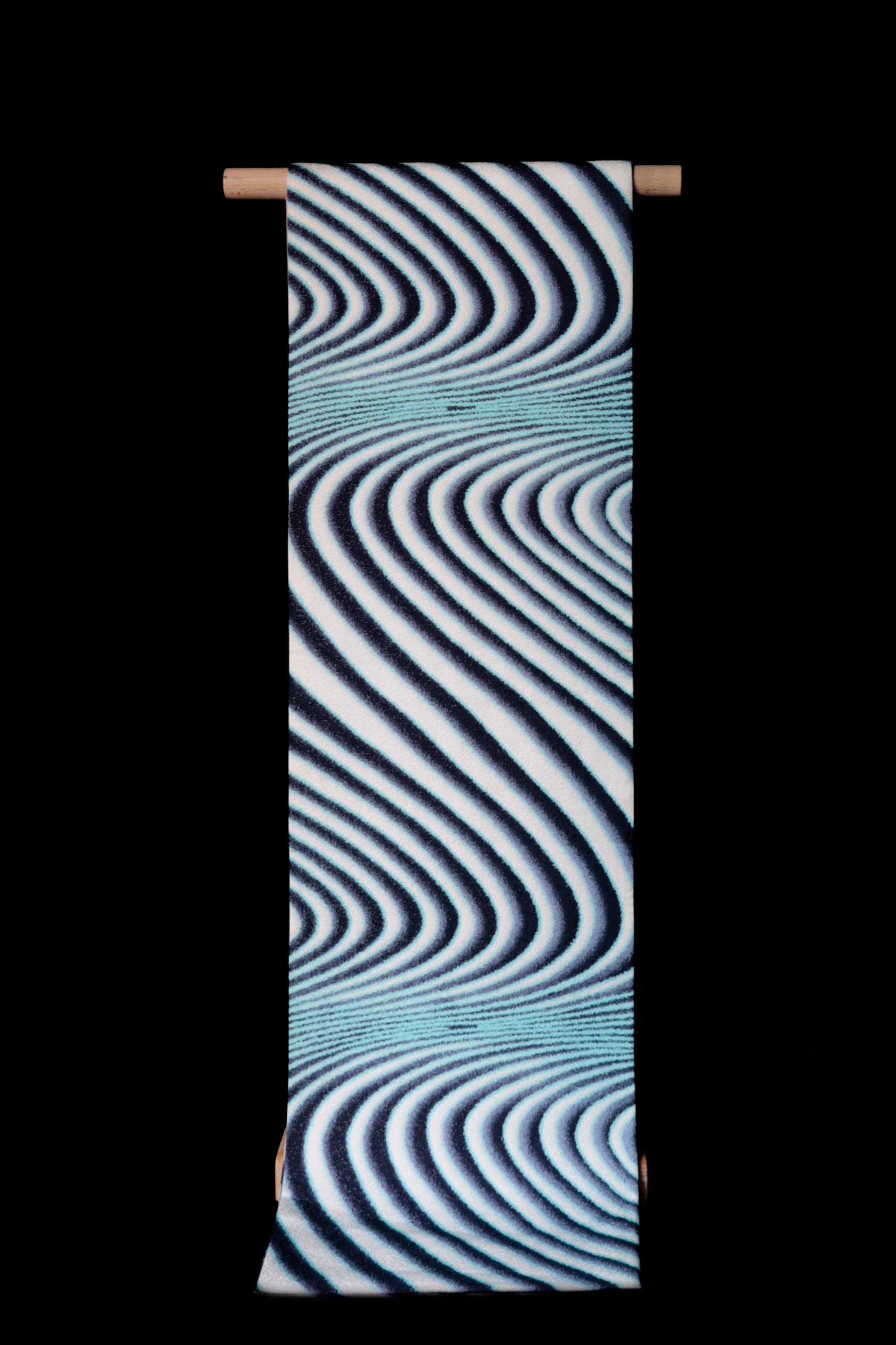 袋帯|十日町 友禅しぼり|渦|セカンドハンド