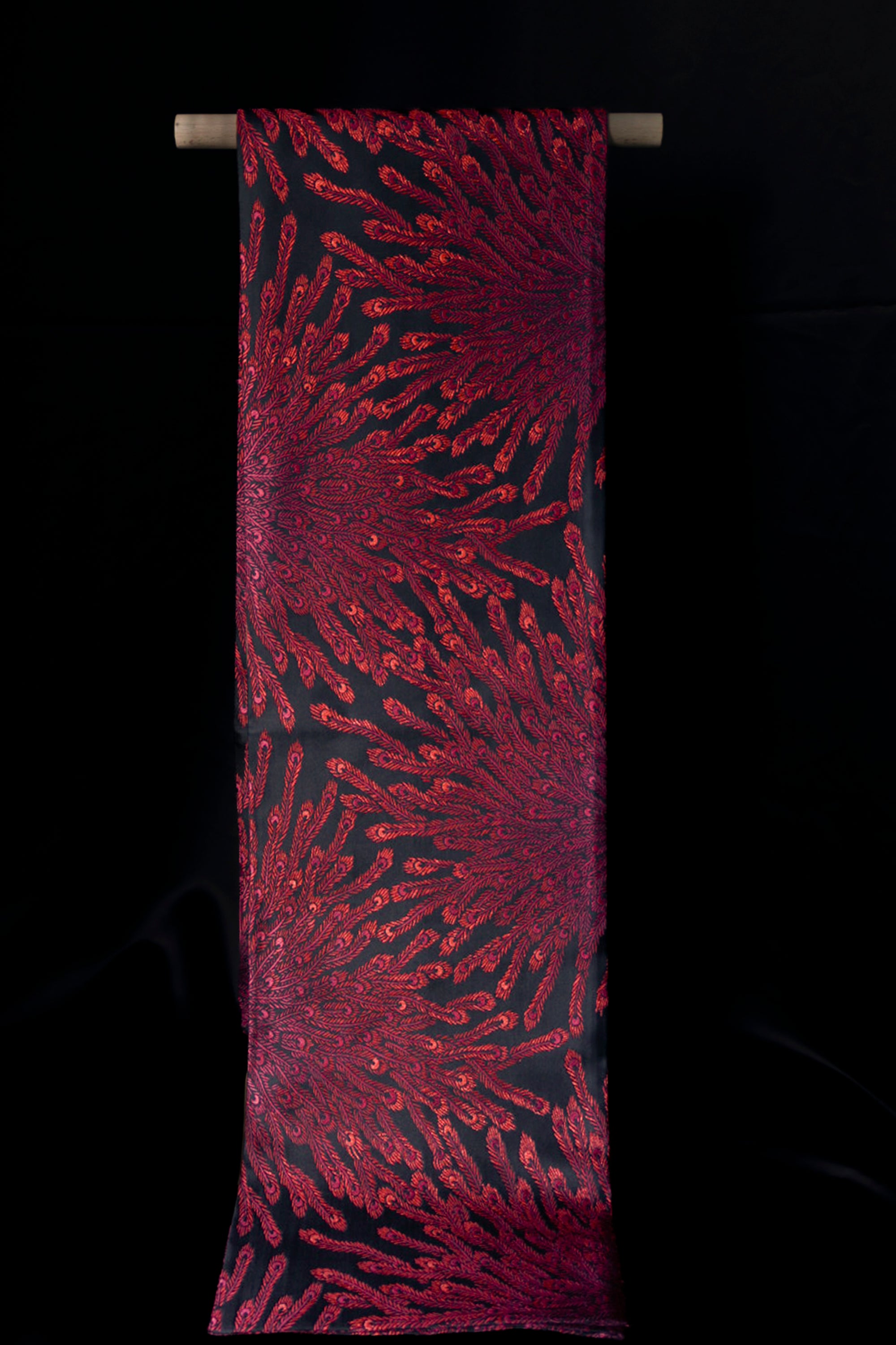 袋帯|赤孔雀|KAPUKI|西陣織|セカンドハンド