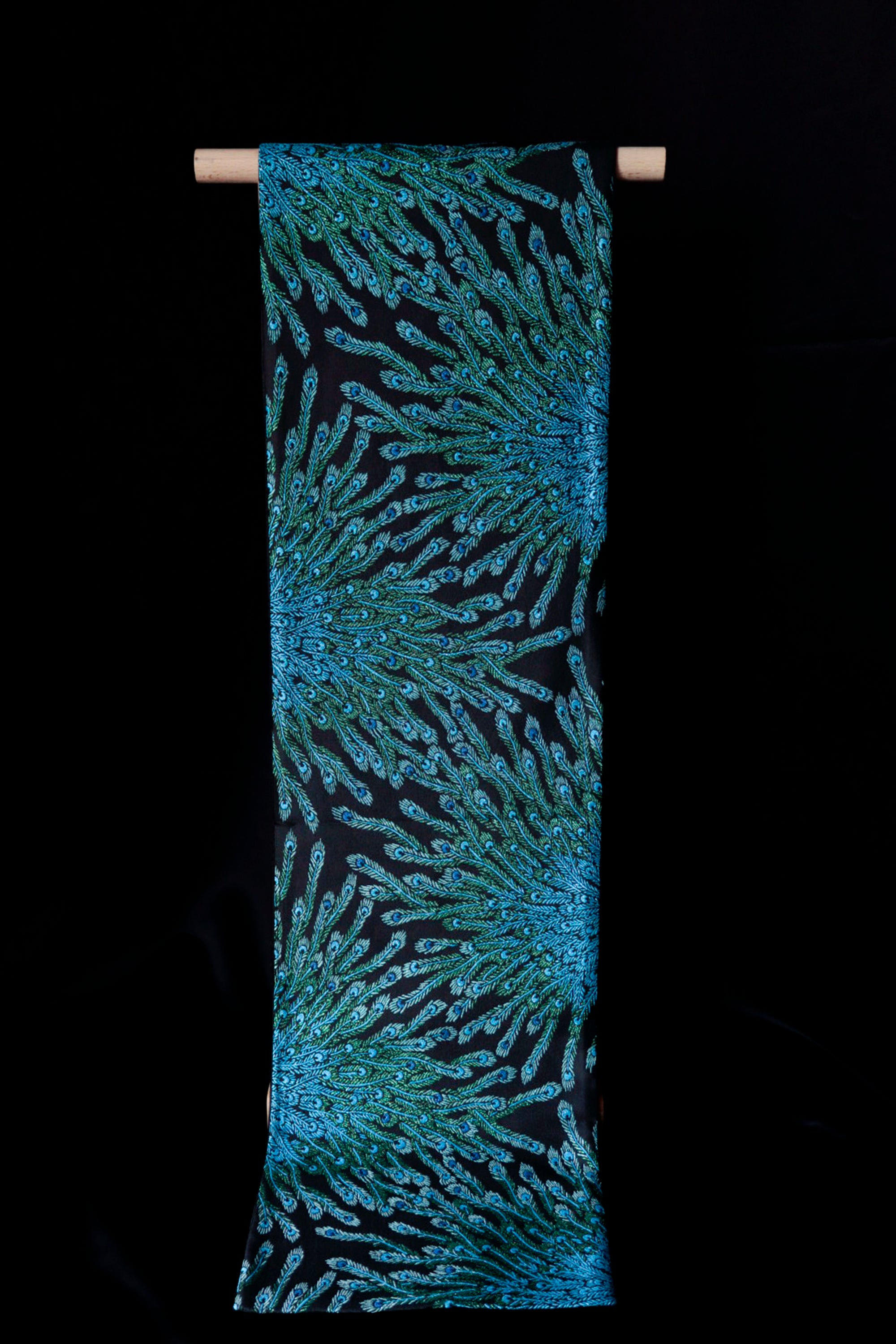 袋帯|青孔雀|KAPUKI|西陣織|セカンドハンド