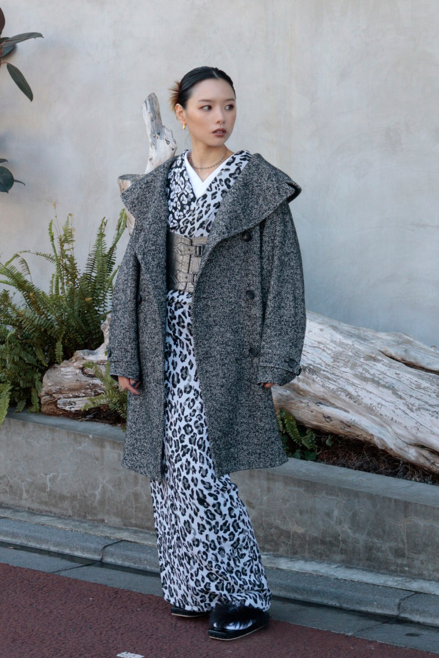 【受注生産】コート|duo coat|dark gray|KOTOWA