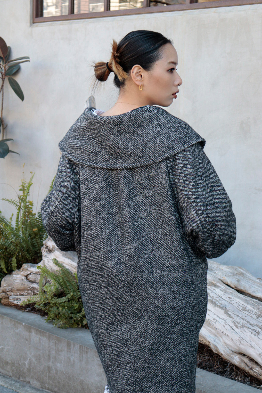 【受注生産】コート|duo coat|dark gray|KOTOWA