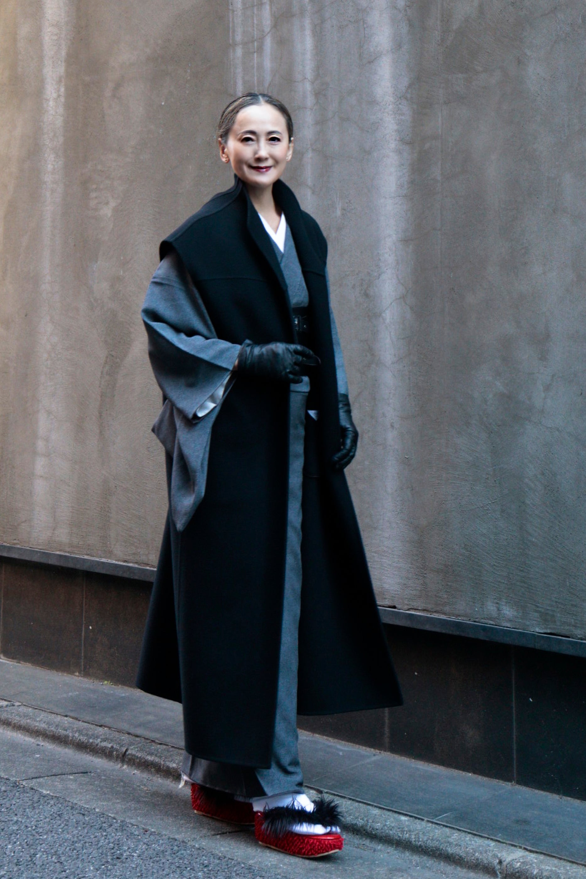 ジレ｜GILET DENEUVE｜ブラック｜MIMA