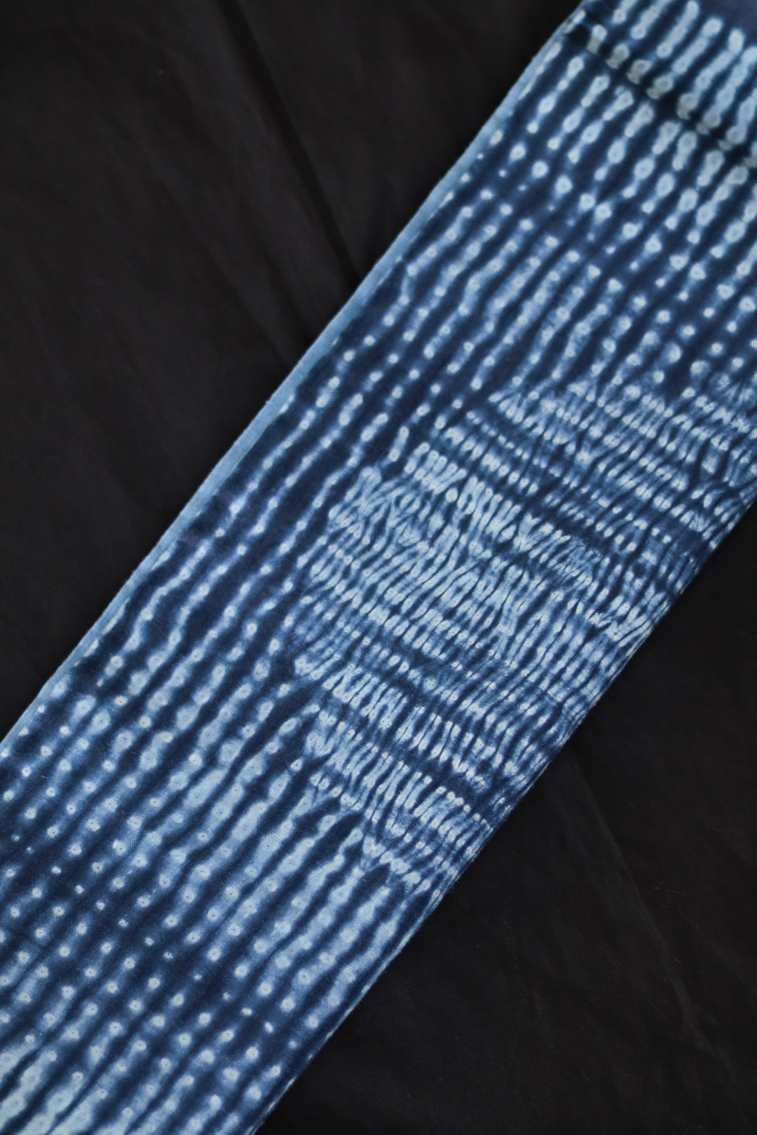 京袋帯|丸目絞り 青/藍 SLADKY|セカンドハンド