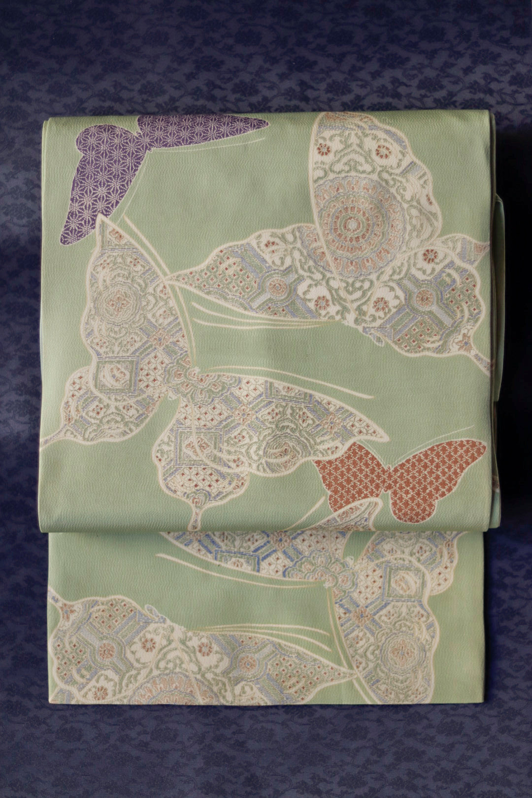 名古屋帯|蝶 仕立て直し|Wing|アンティーク