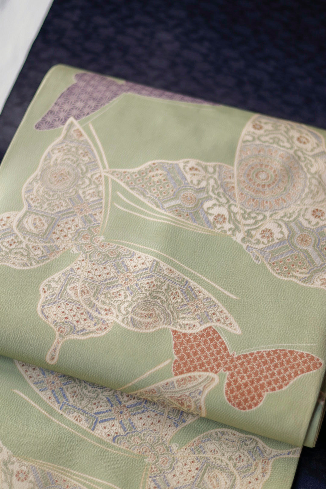 名古屋帯|蝶 仕立て直し|Wing|アンティーク