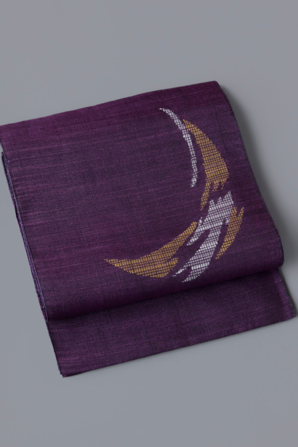 Moon (Kimono factory nono): Nagoya obi | Hassun | Hemp