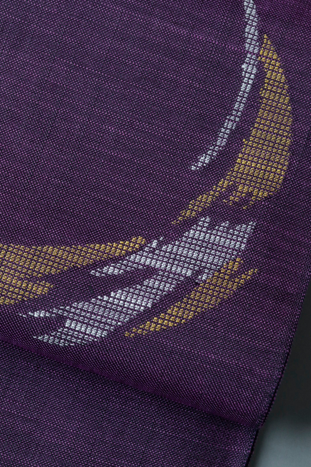 Moon (Kimono factory nono): Nagoya obi | Hassun | Hemp