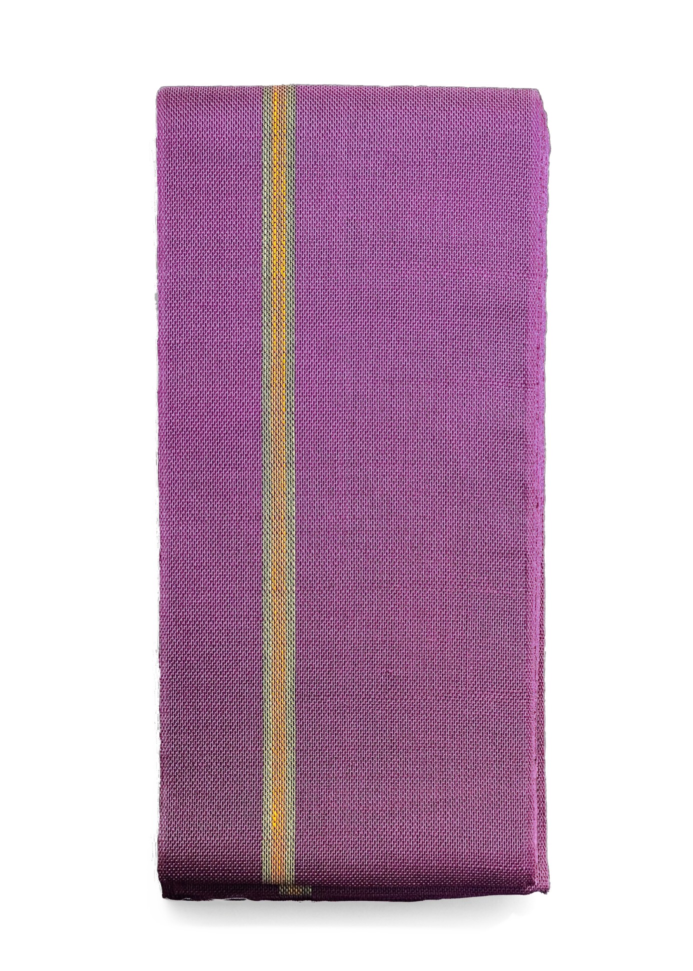 七野  紫（雁和） ：半巾帯 ｜西陣織｜本麻