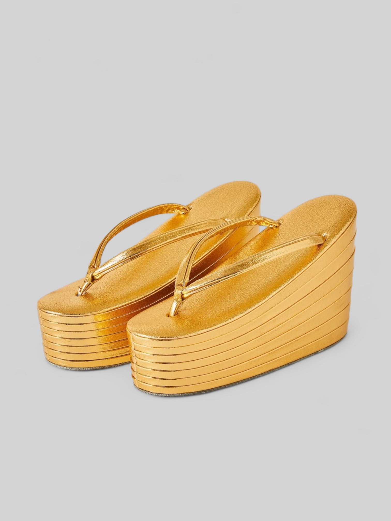 【受注生産】草履|七段 ゴールド|KAPUKI