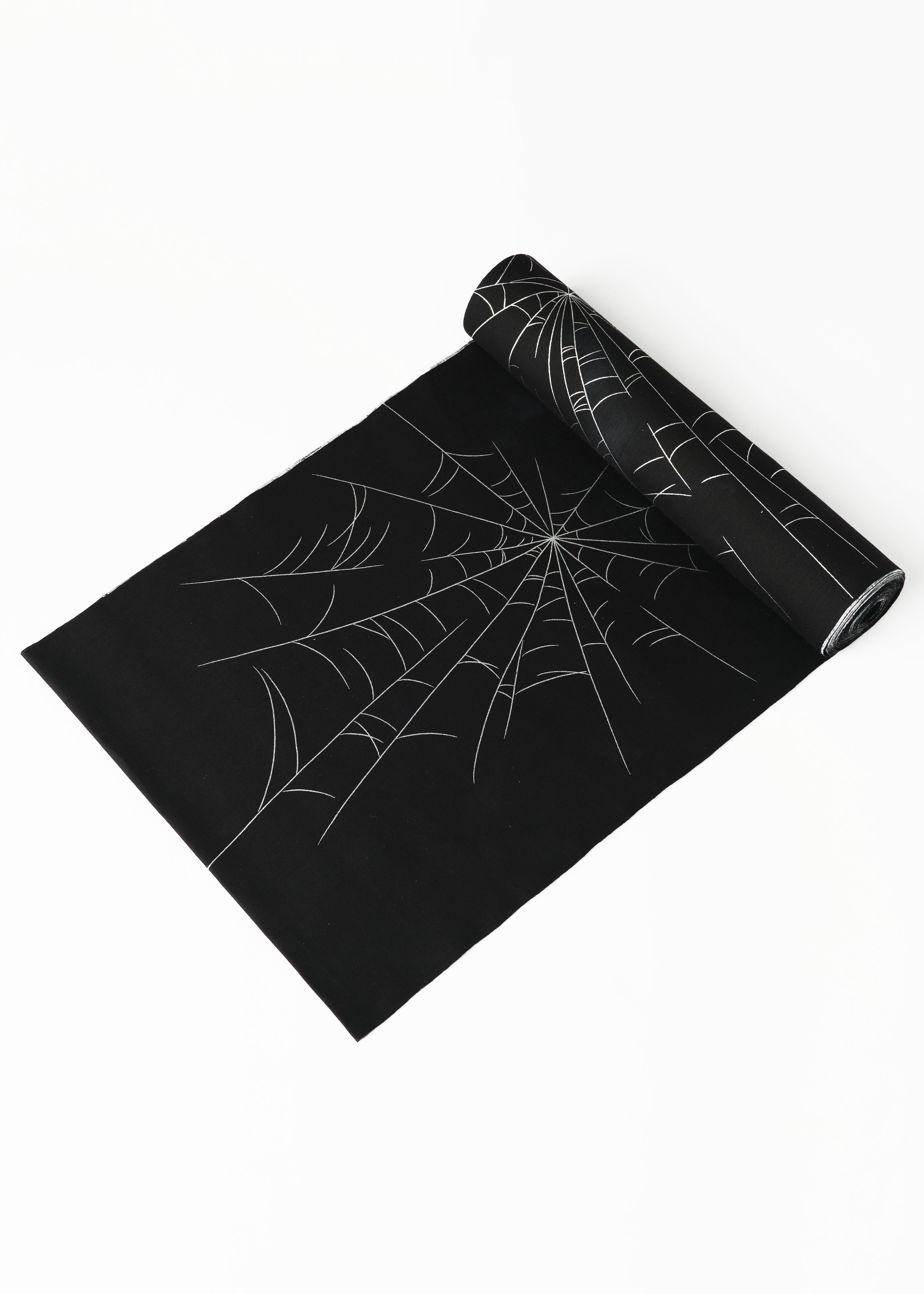 蜘蛛の巣 黒/箔(誉田屋源兵衛):浴衣