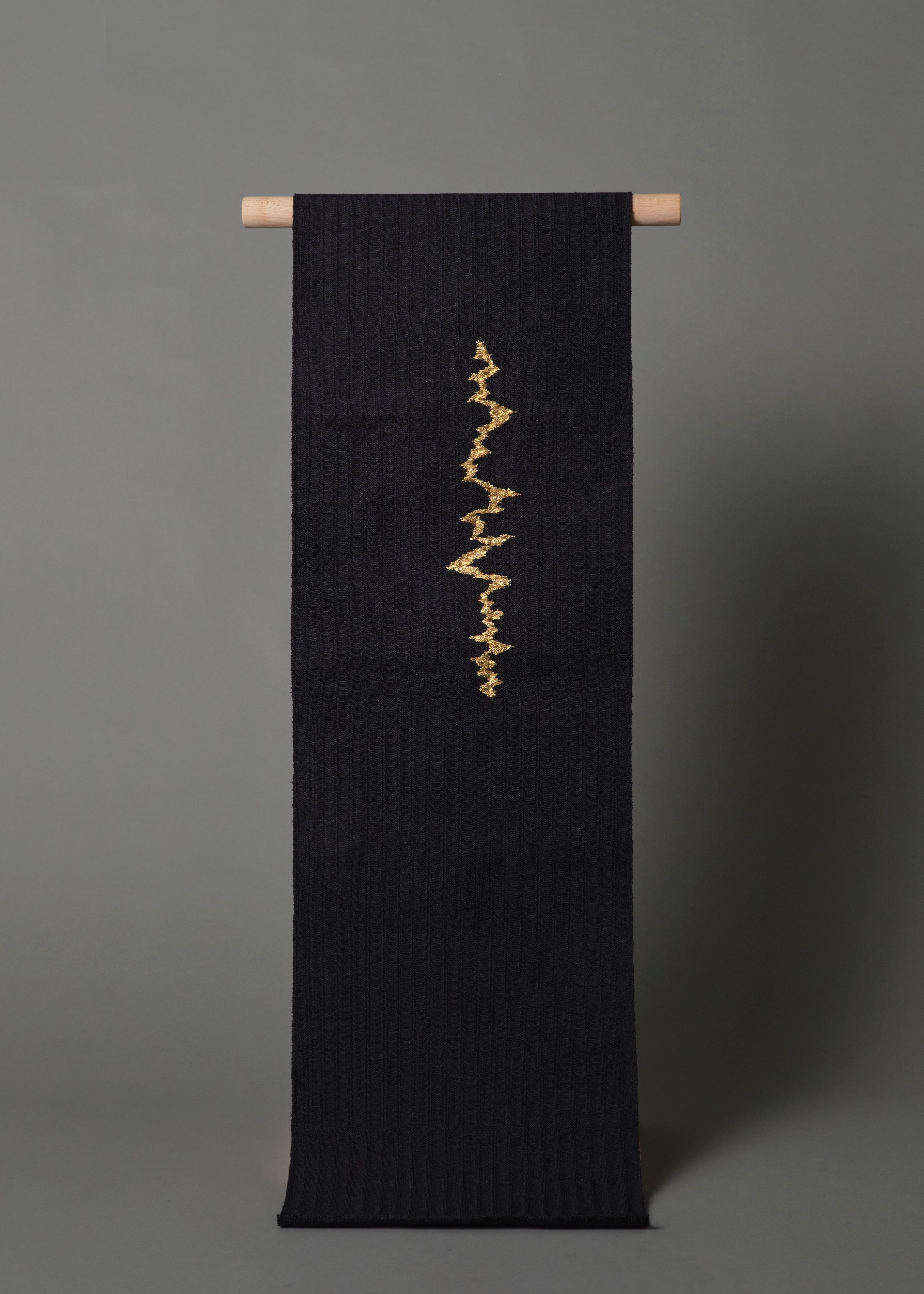 Golden Lightning (Komidaya Genbei): Akagi Tsumugi | 8-inch | Nagoya Obi (tailoring fee included)