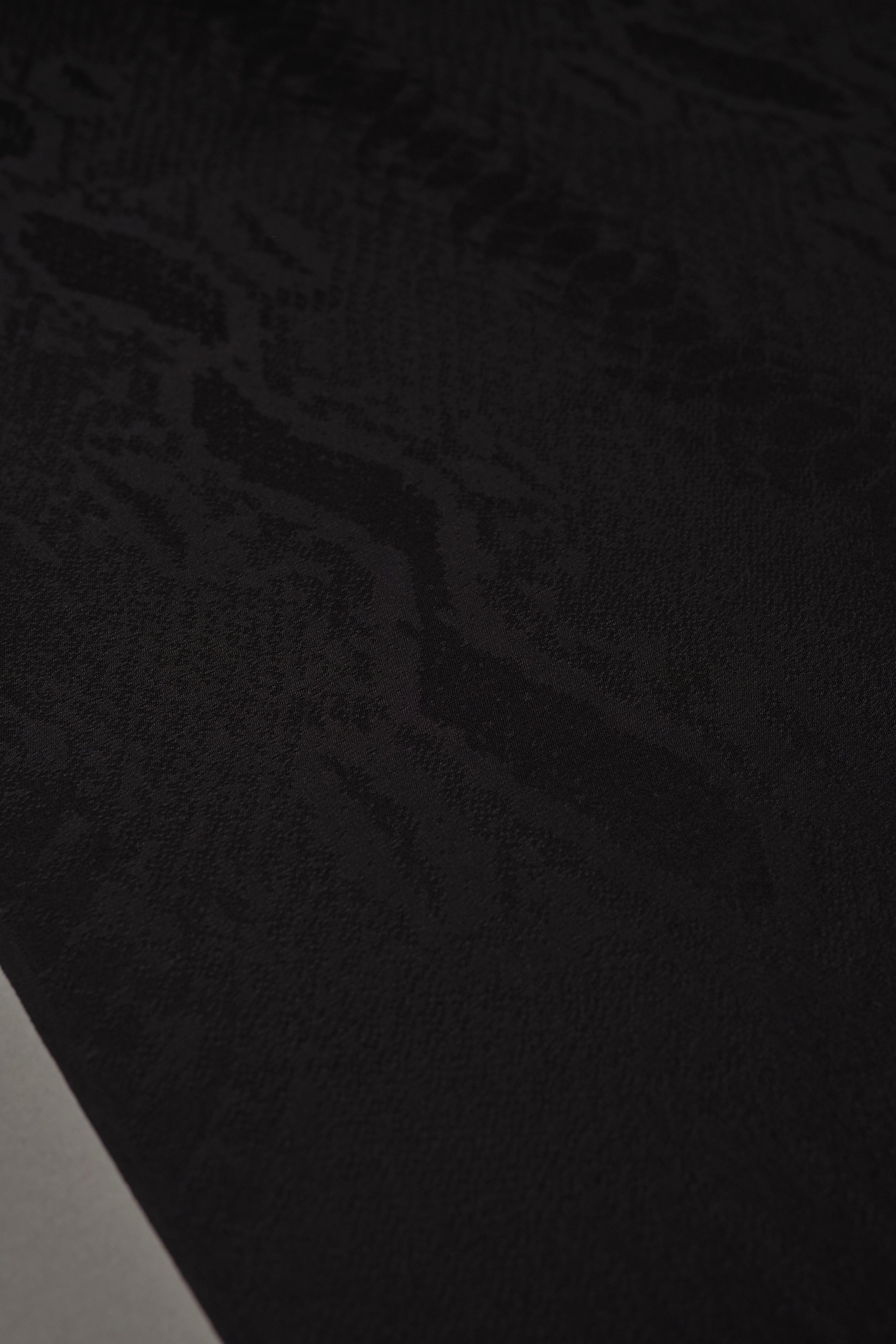 Python pattern black: Washable undergarment | Pure silk
