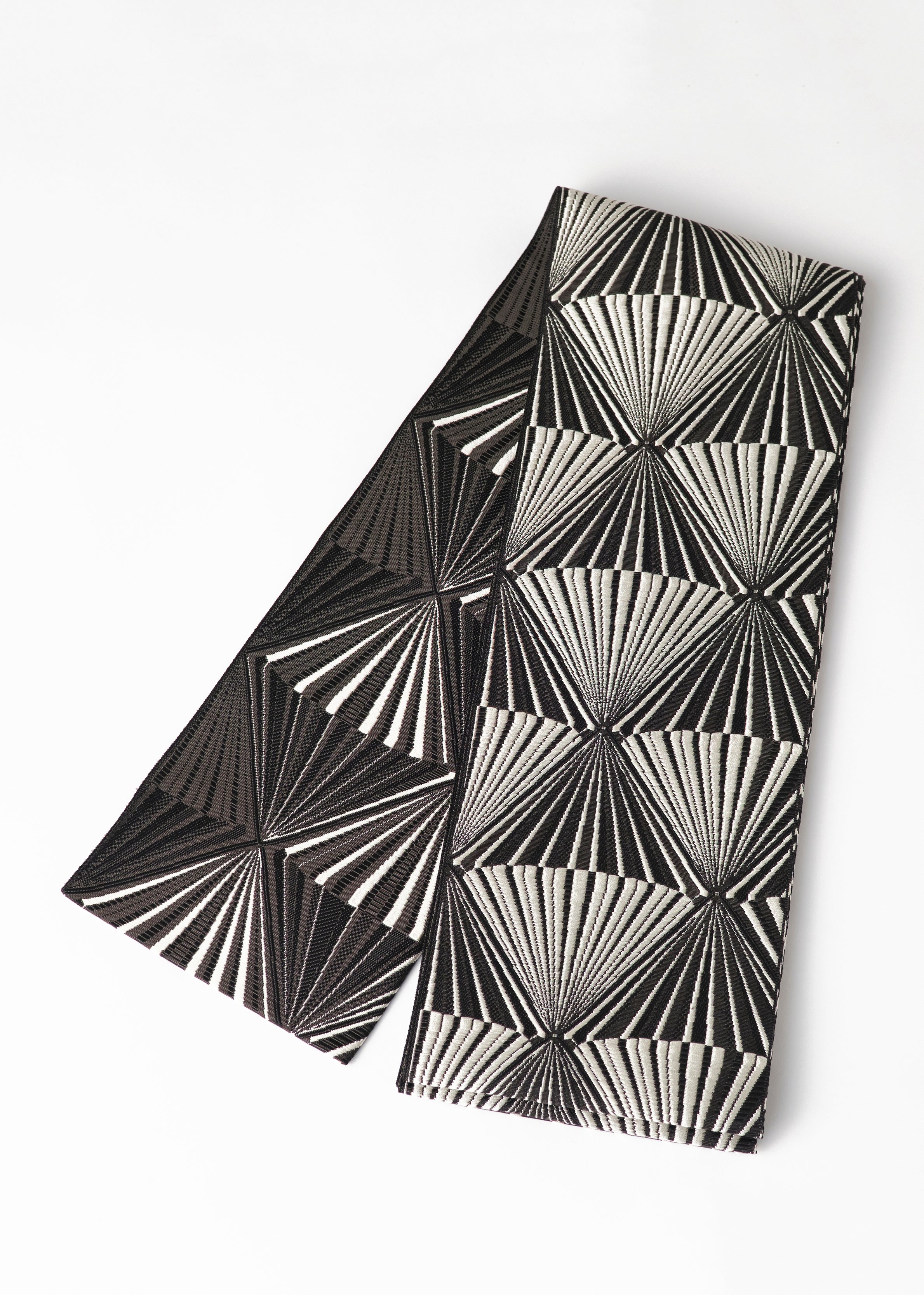 Diamond (KAPUKI original): Half-width obi | Hakata weave | Pure silk *Sales will end once sold out