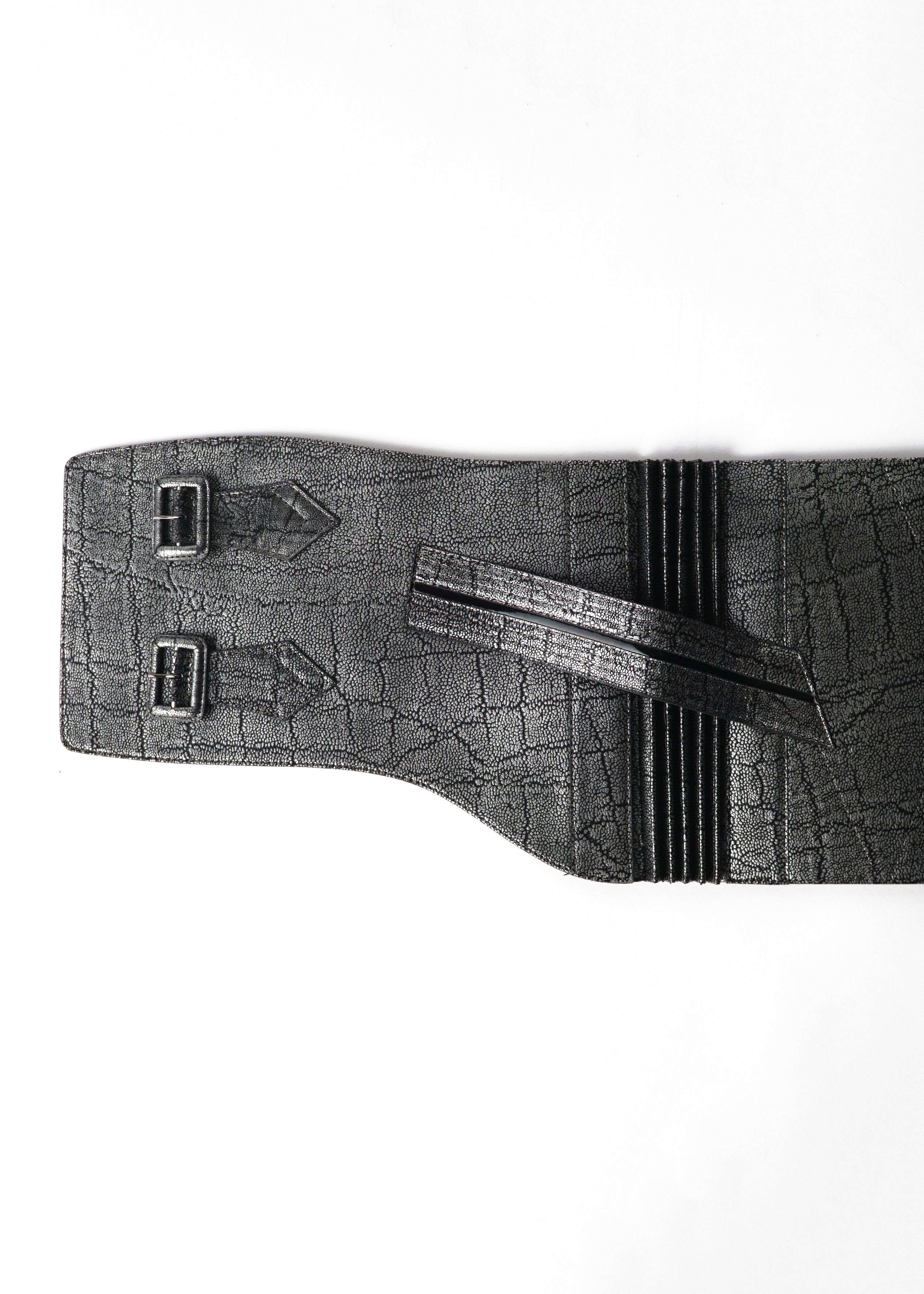 帯ベルト|象 シルバー Lサイズ+3cm|KAPUKI|レザー