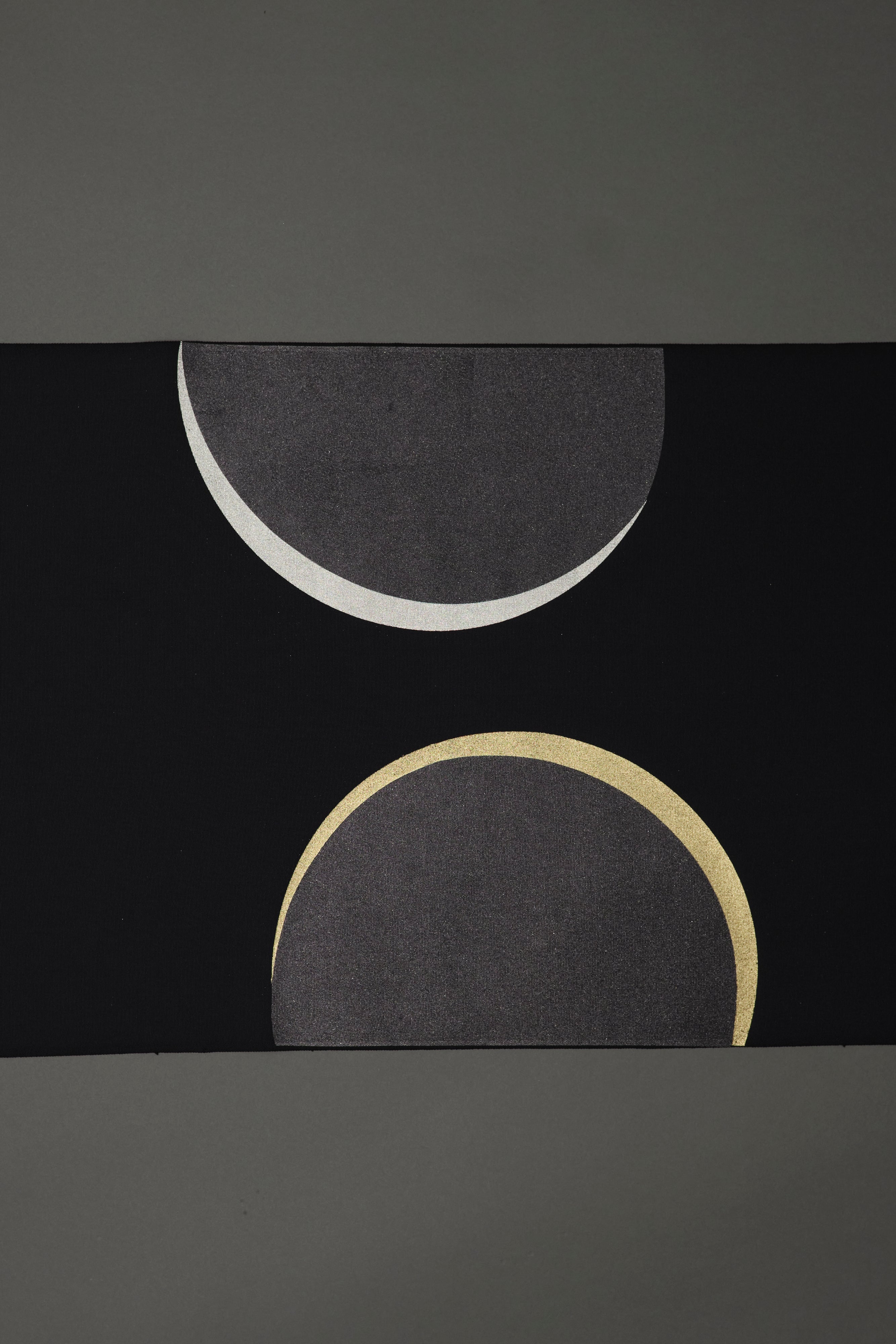 Moon Ring Pattern (Seiken): Nagoya Obi | 9 Sun (Ready-made, with protective coating)