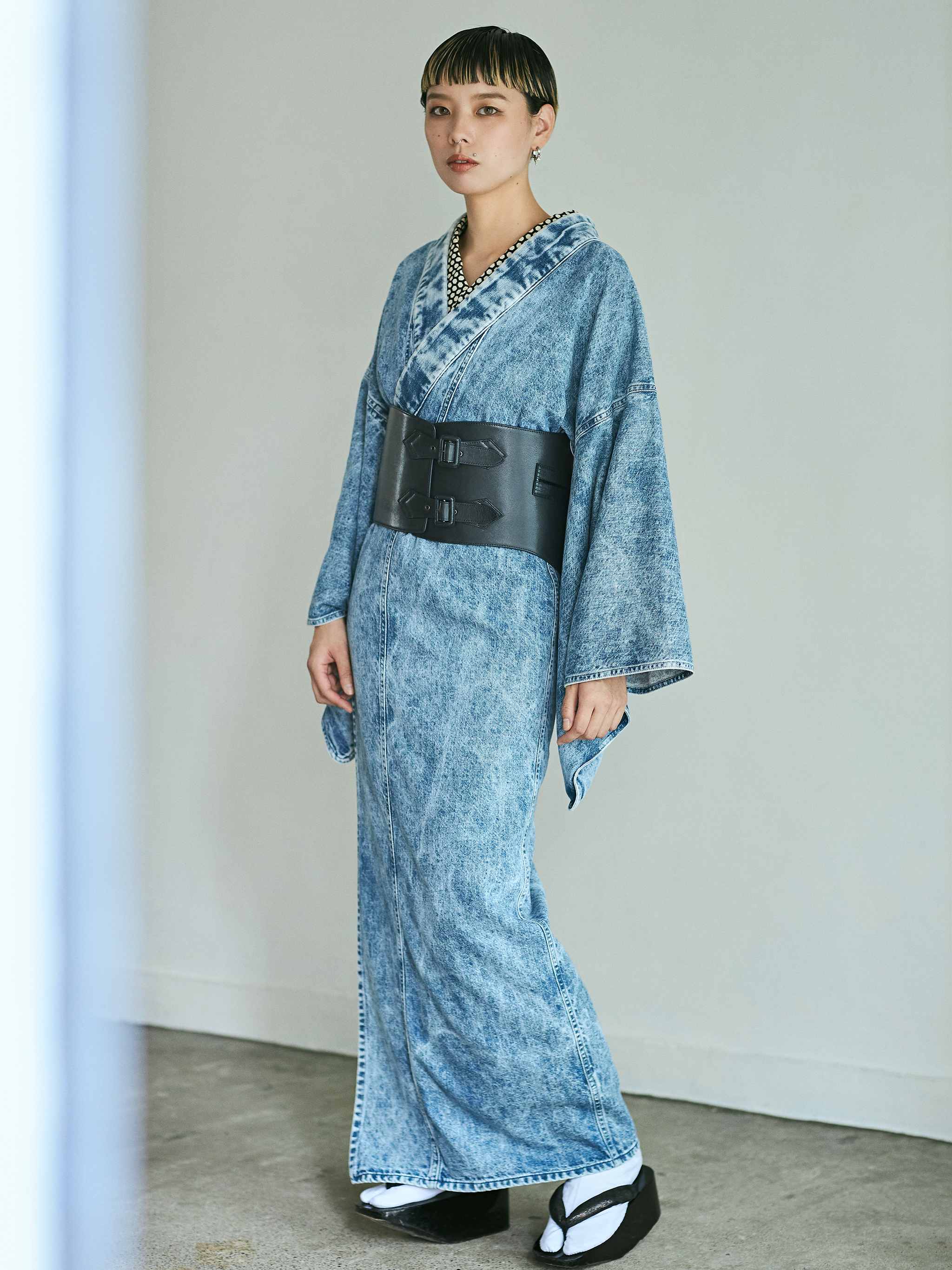 Chemical Ladies (KAPUKI Original): Denim Kimono Chemical Ladies (KAPUKI Original): Denim Kimono