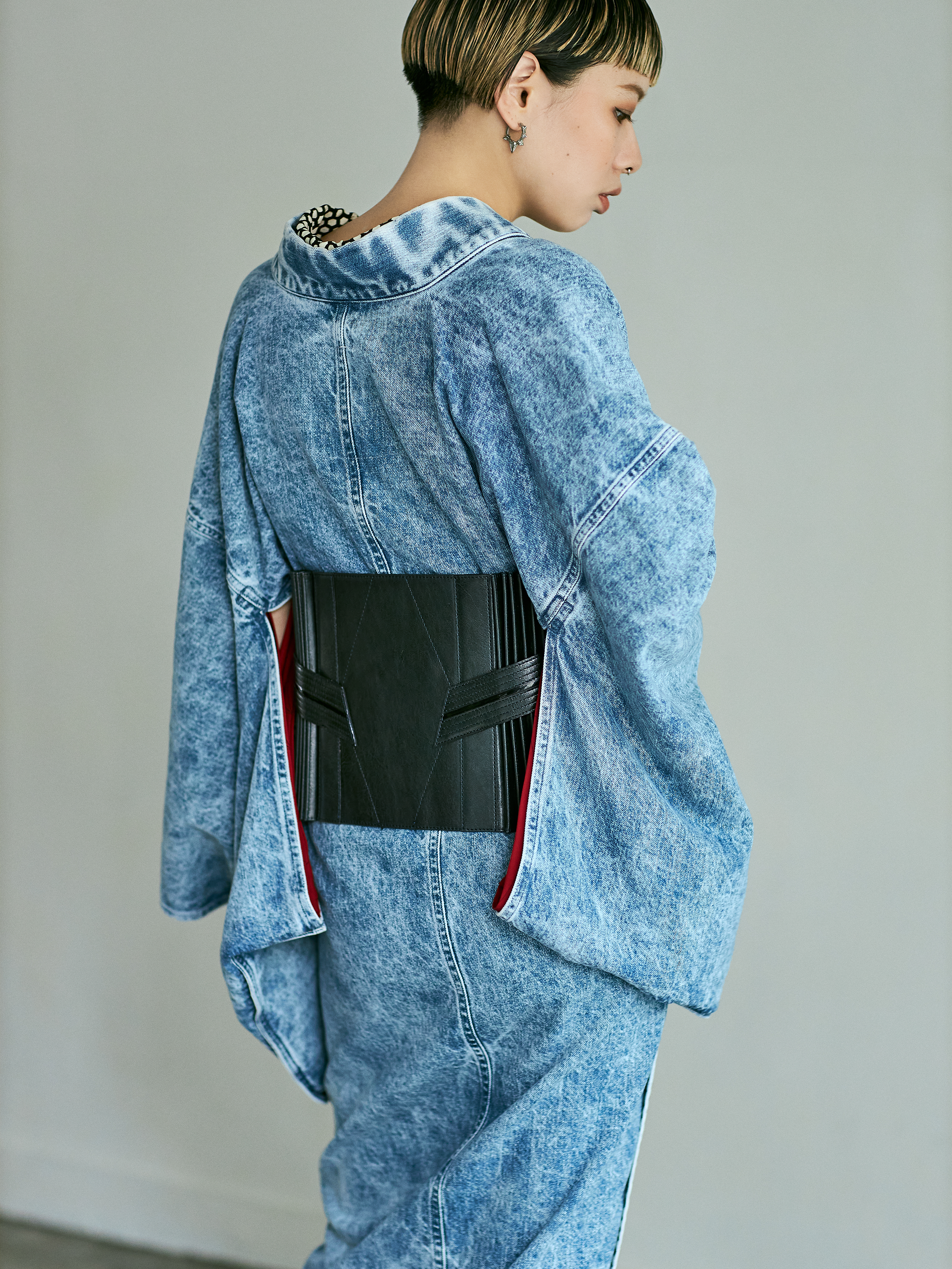 デニム着物|ケミカル|レディース|KAPUKI