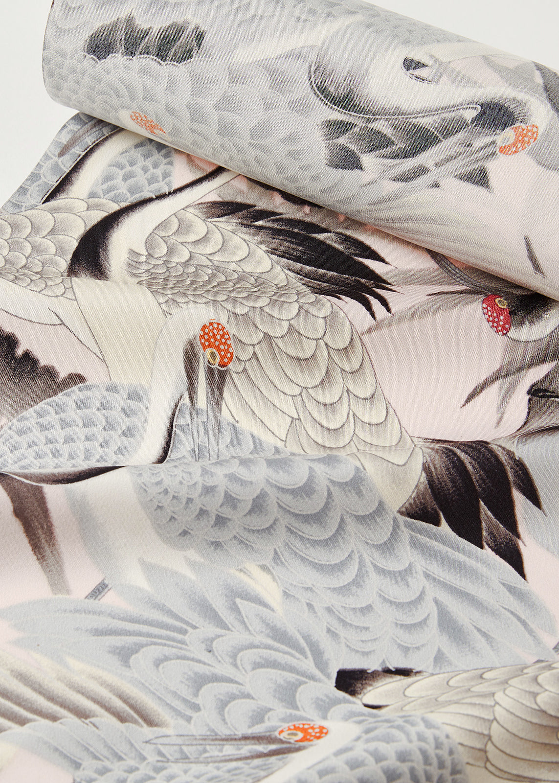 長襦袢|鶴|岡重|正絹