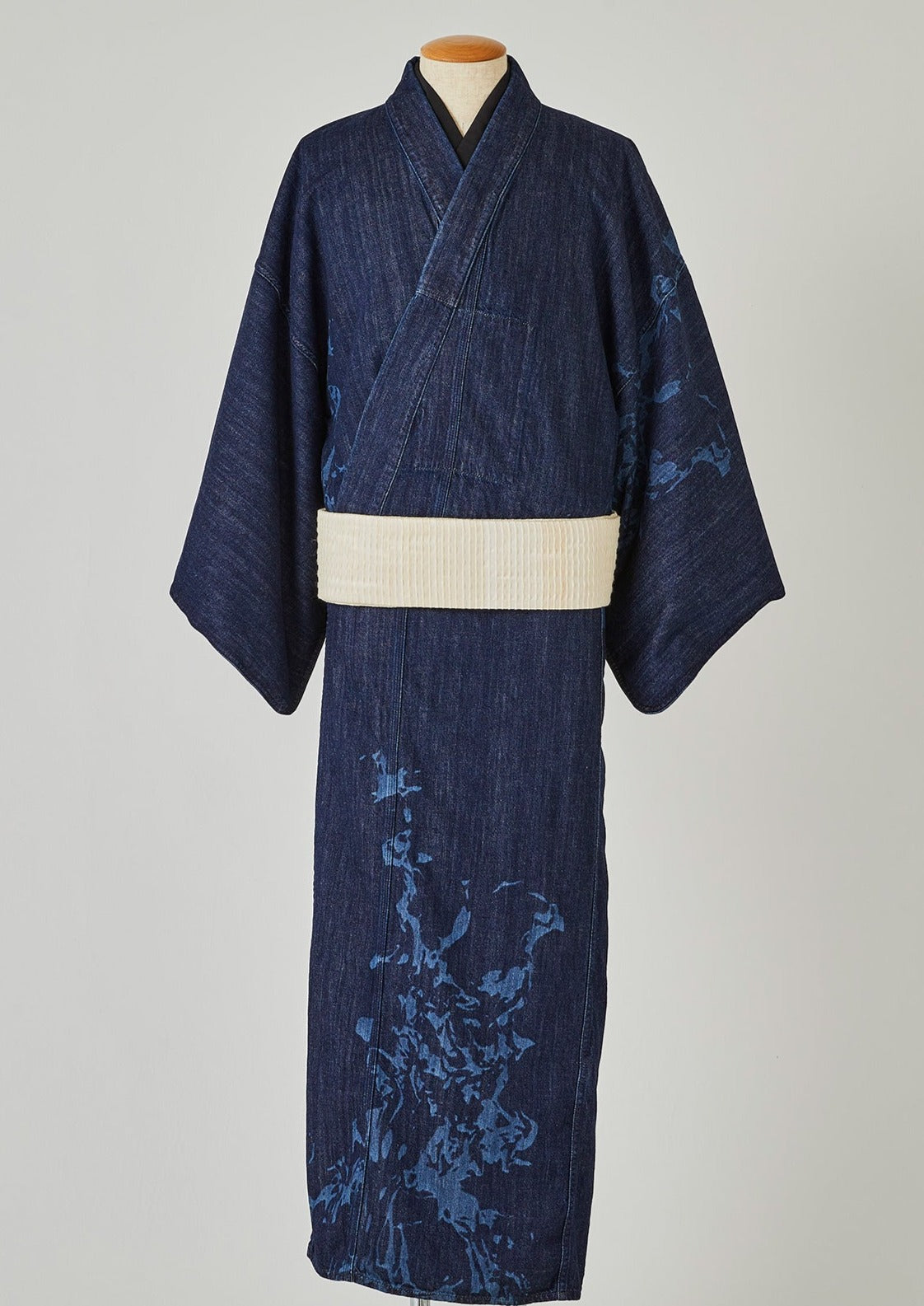 デニム着物|炎紋|メンズ|KAPUKI × 波戸場承龍|*完売次第販売終了