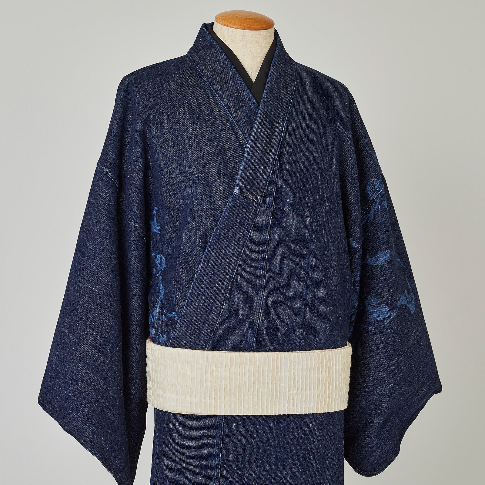 デニム着物|炎紋|メンズ|KAPUKI × 波戸場承龍|*完売次第販売終了