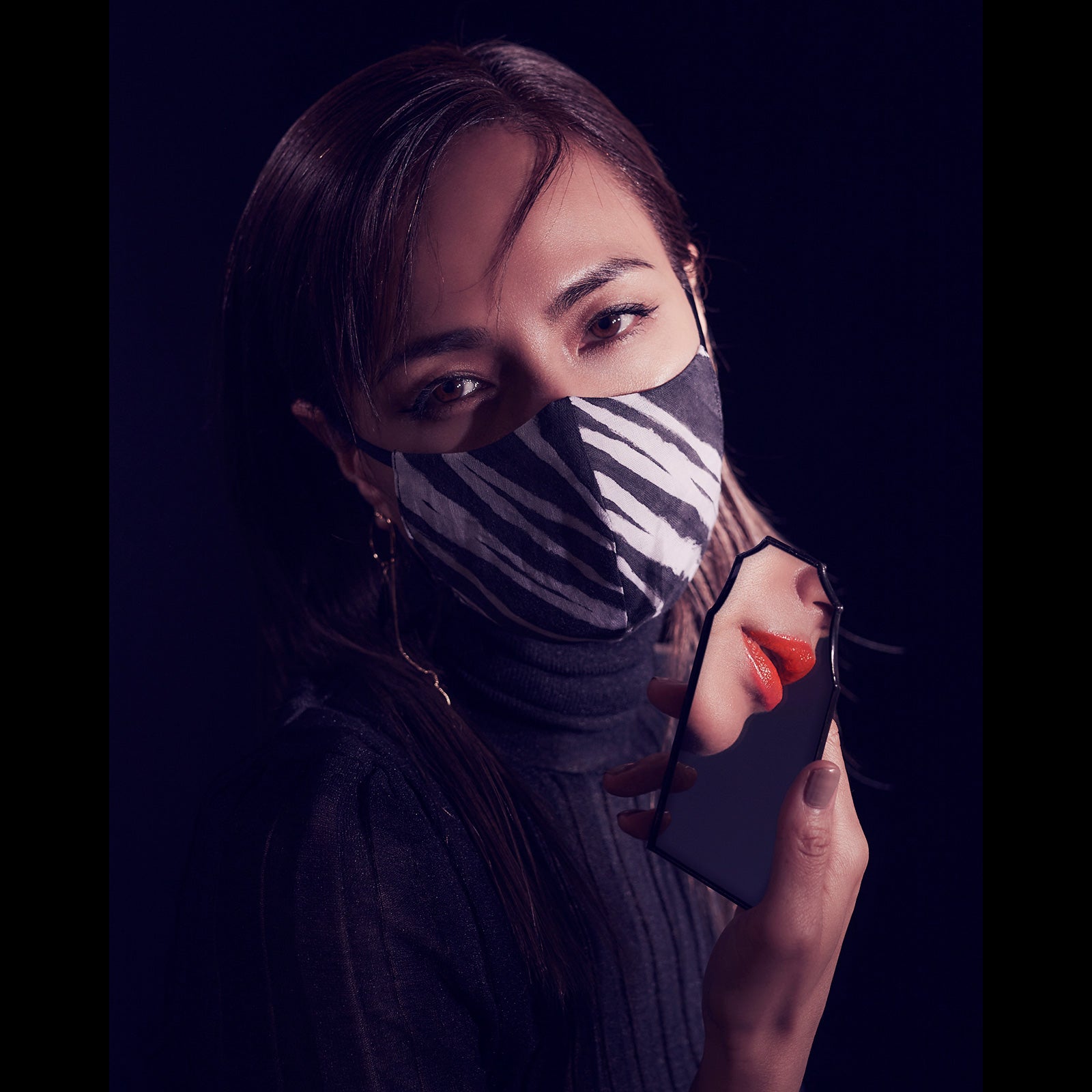 かぷきMASK 「嵐絞り」 :マスク|綿|誉田屋源兵衛