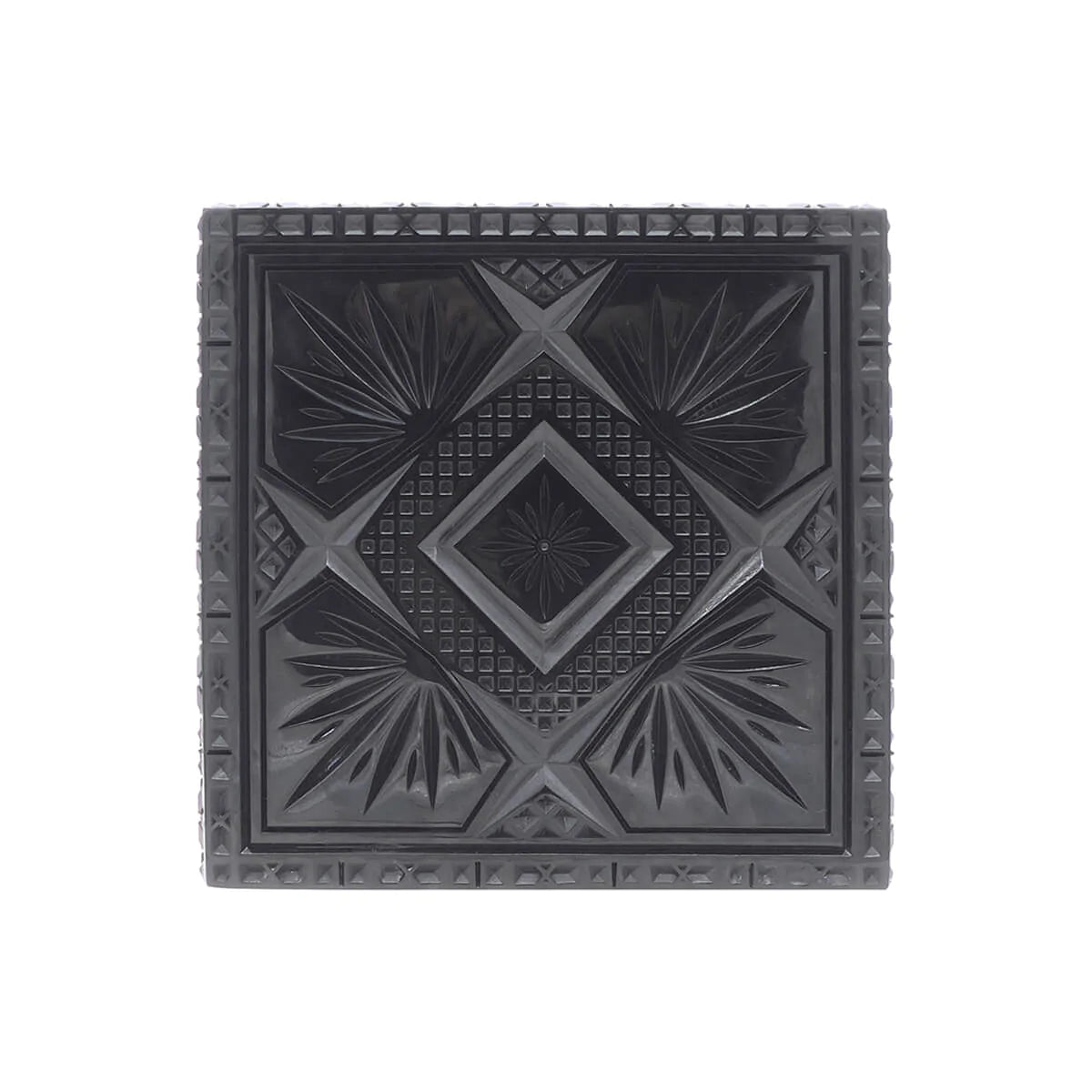 バッグ 「Hand Carved Box Clutch Black」  DOUGLASPOON