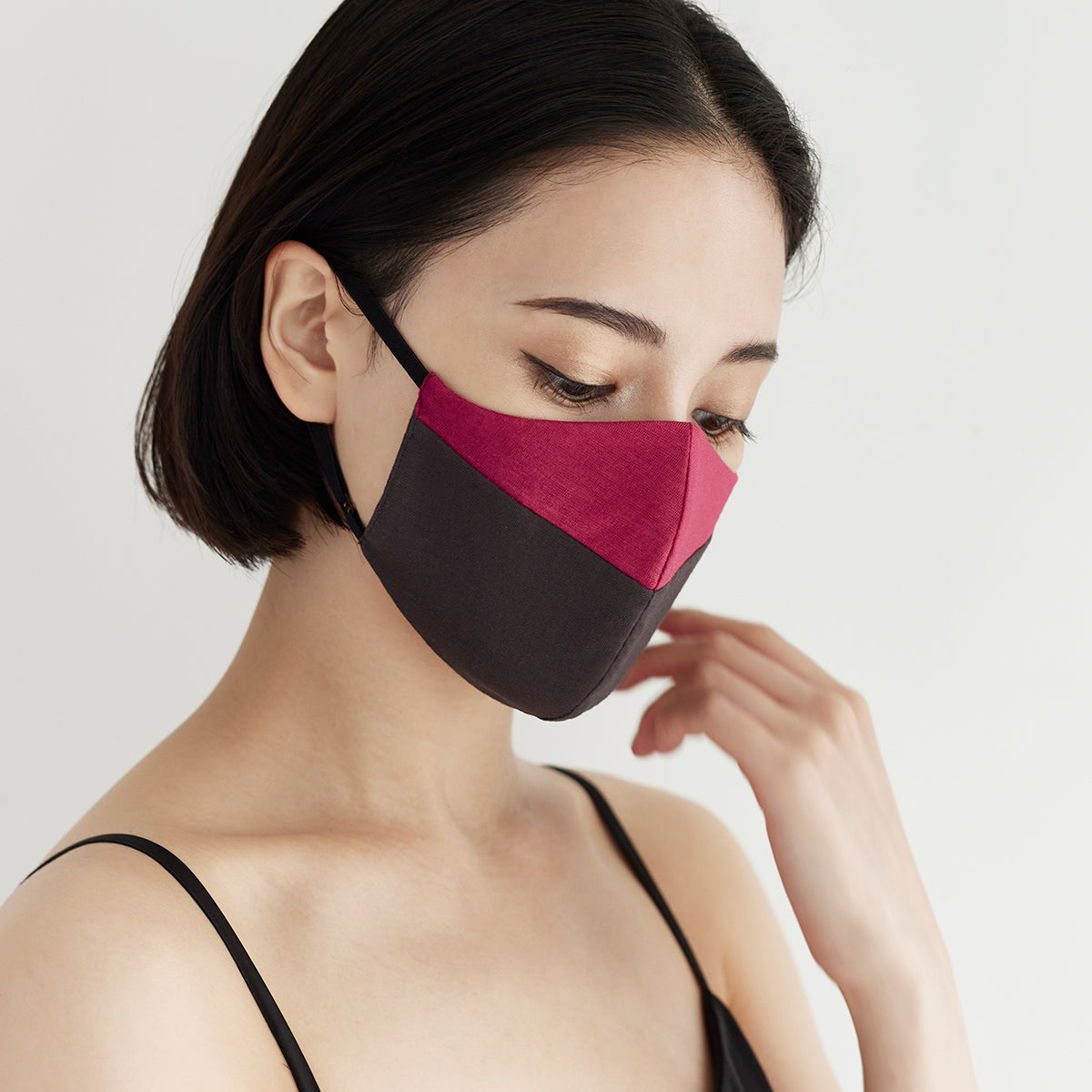 the last mask Black x Red:Mask|Cotton