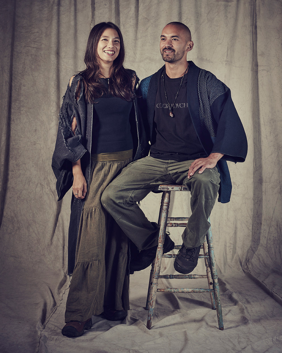 Sashiko HAORI: Denim kimono | Haori *Available until sold out