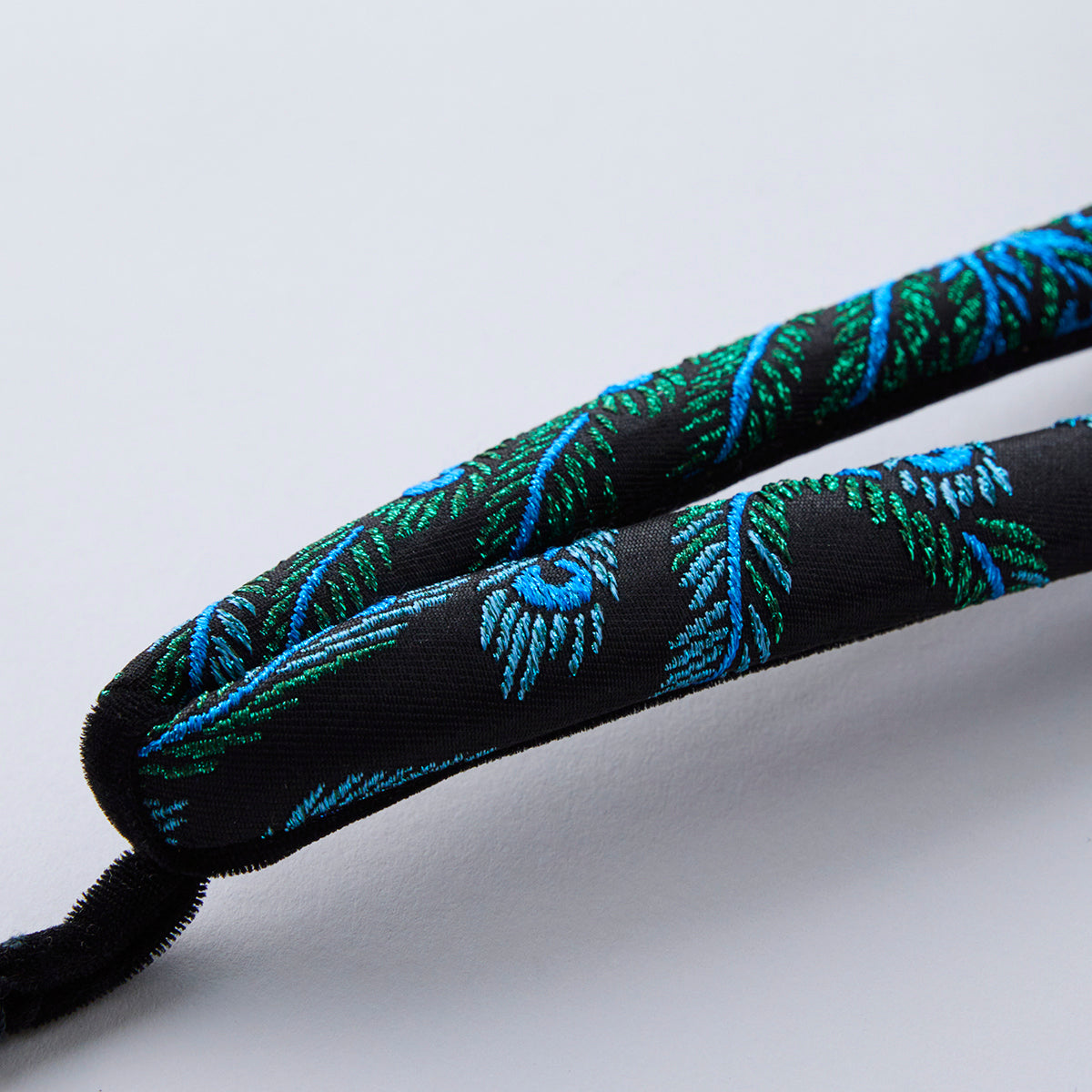 Strap KAPUKI Original "Blue Peacock" Silk Nishijin Woven