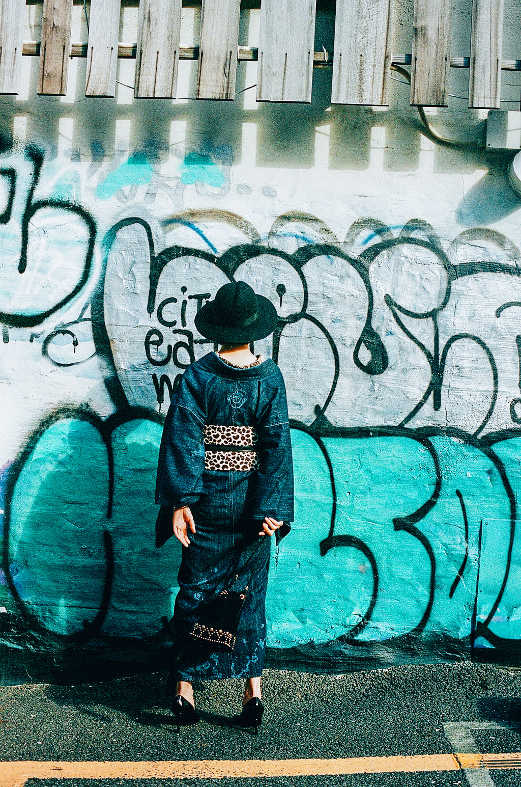 帯ベルト|ハラコ ジラフ 裏/紐 紫|プラス10cm|KAPUKI