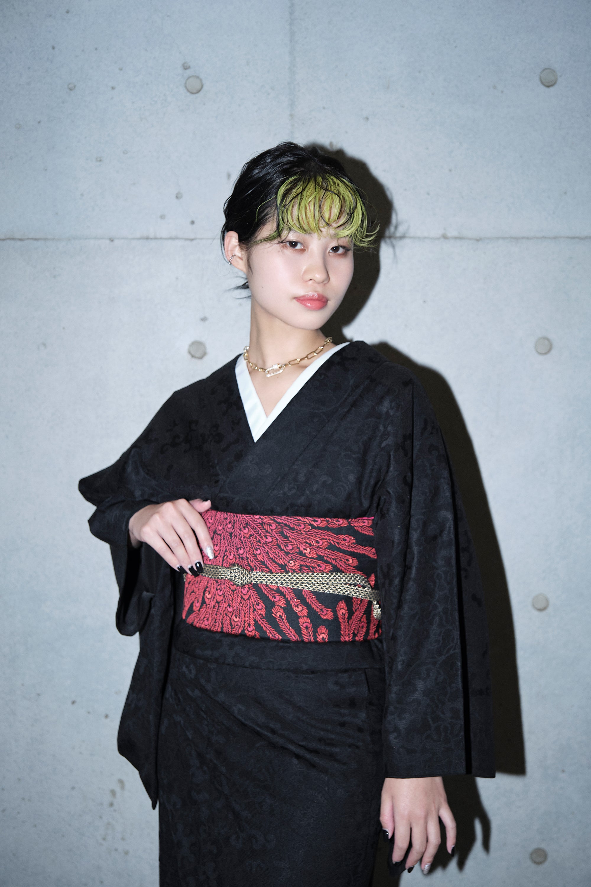 袋帯|西陣織|赤孔雀|KAPUKI|お仕立て代込み