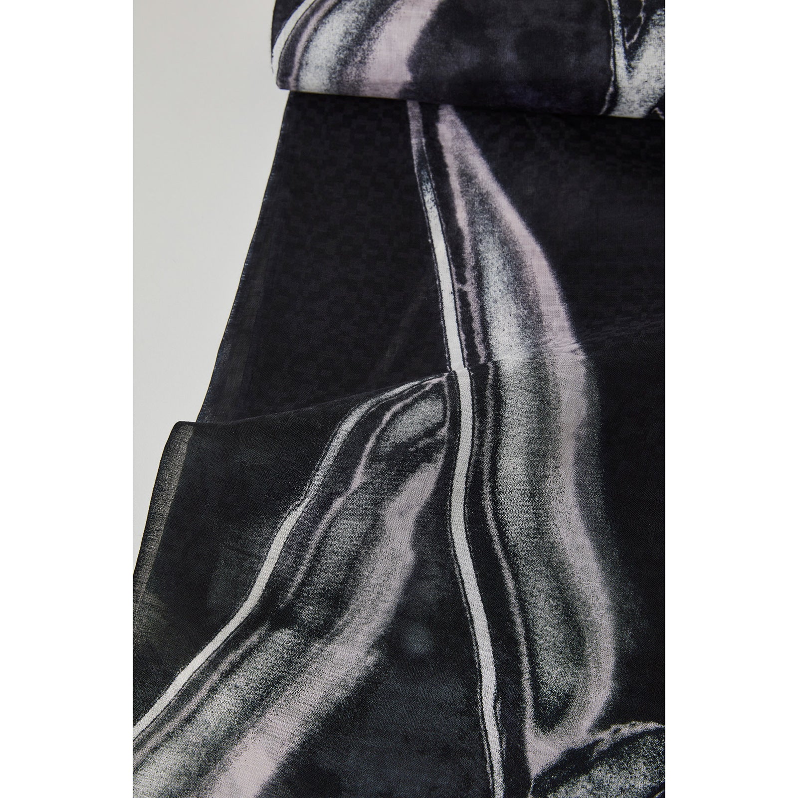 Yukata Hondaya Genbei "Andromeda" Black Gray Pink
