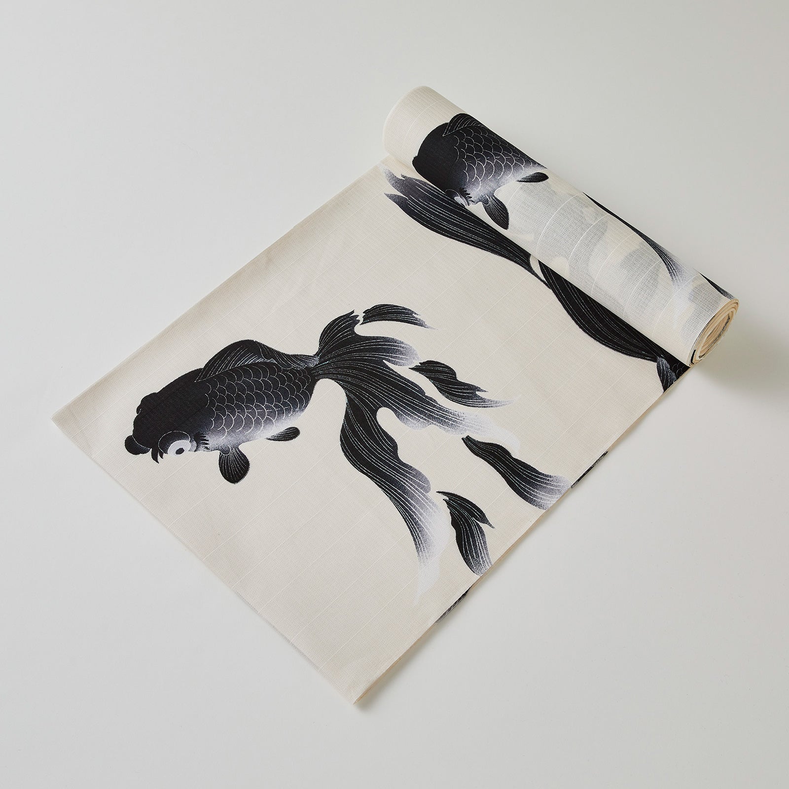 金魚 白地黒(誉田屋源兵衛 ):浴衣