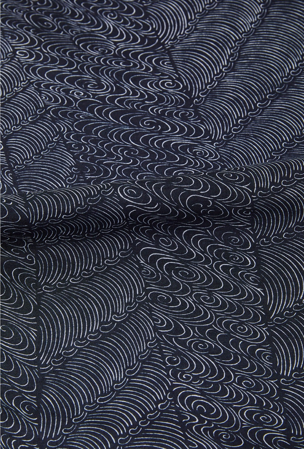 浴衣|波小紋 濃紺|形梅×KAPUK|江戸小紋