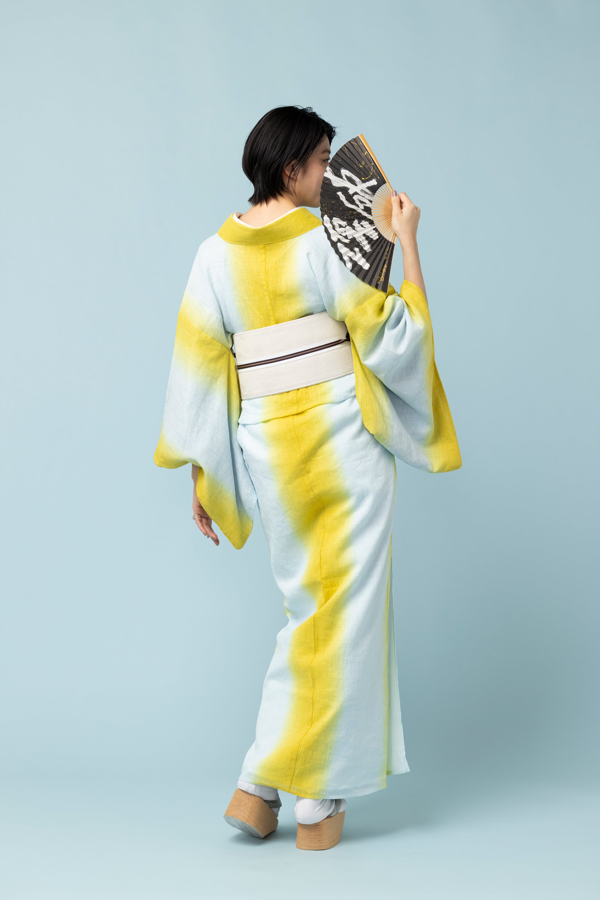 White banana: Obi belt | Nishijin weave | Pure silk