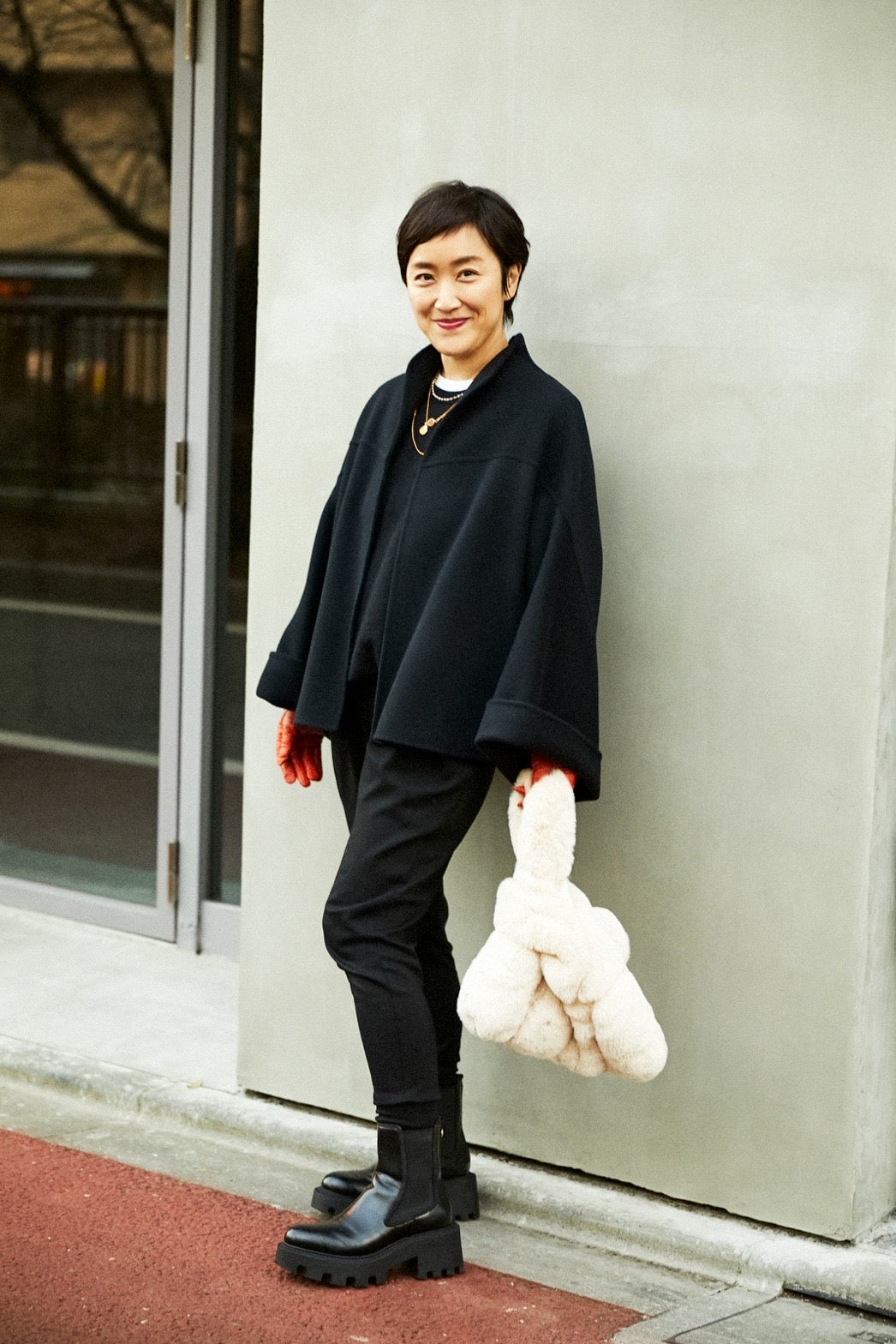 手袋|ラムレザーグローブ ショート|KAPUKI