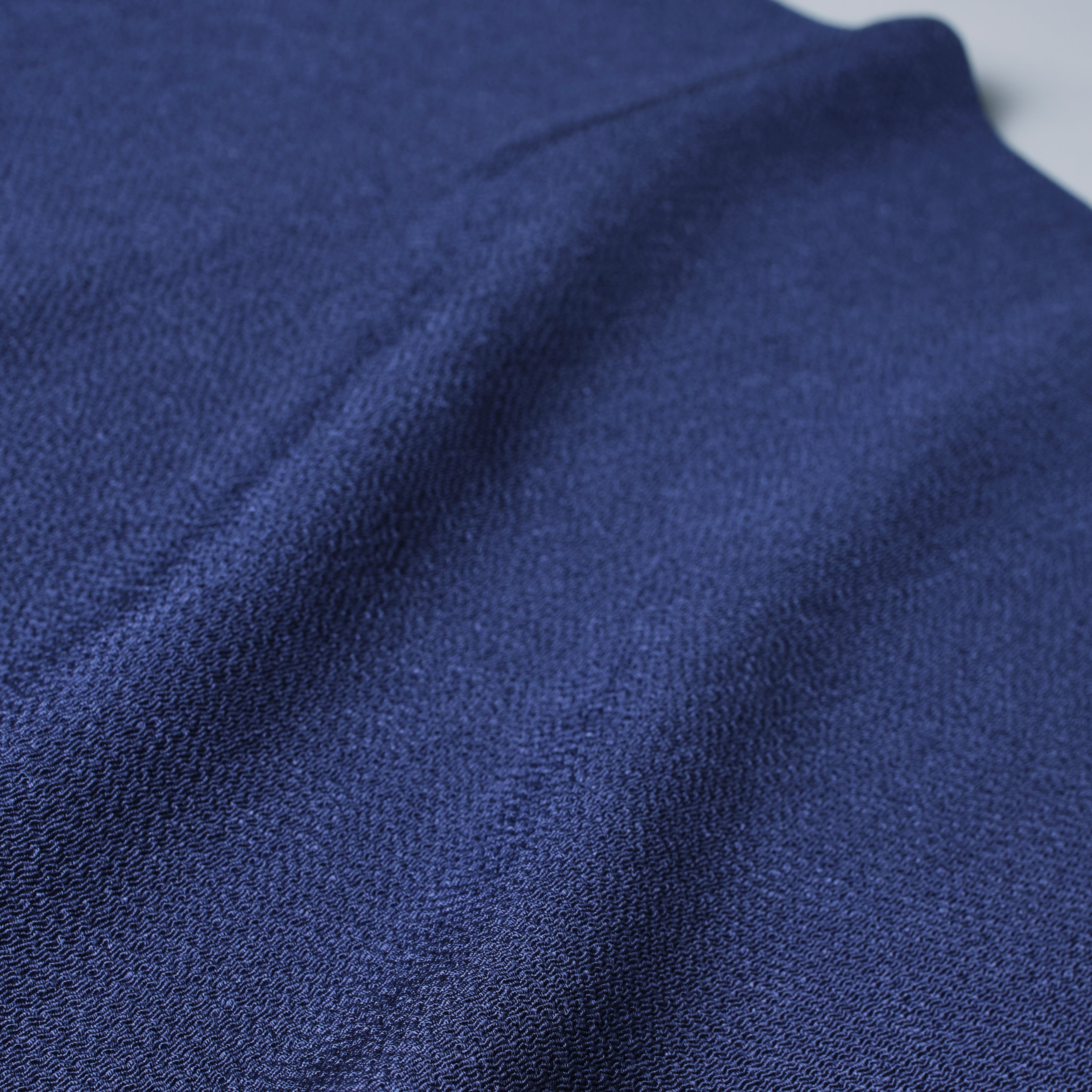 Chirimen Blue KAPUKI special color (Erihide): Obiage | Pure silk
